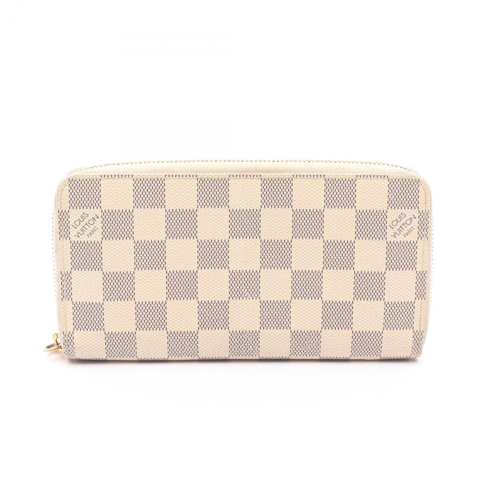 Louis Vuitton Louis Vuitton Louis Vuitton Zippy Wallet Damier Azur Long Wallet Canvas Long Wallet N60019 Size ONE SIZE - 1 Thumbnail