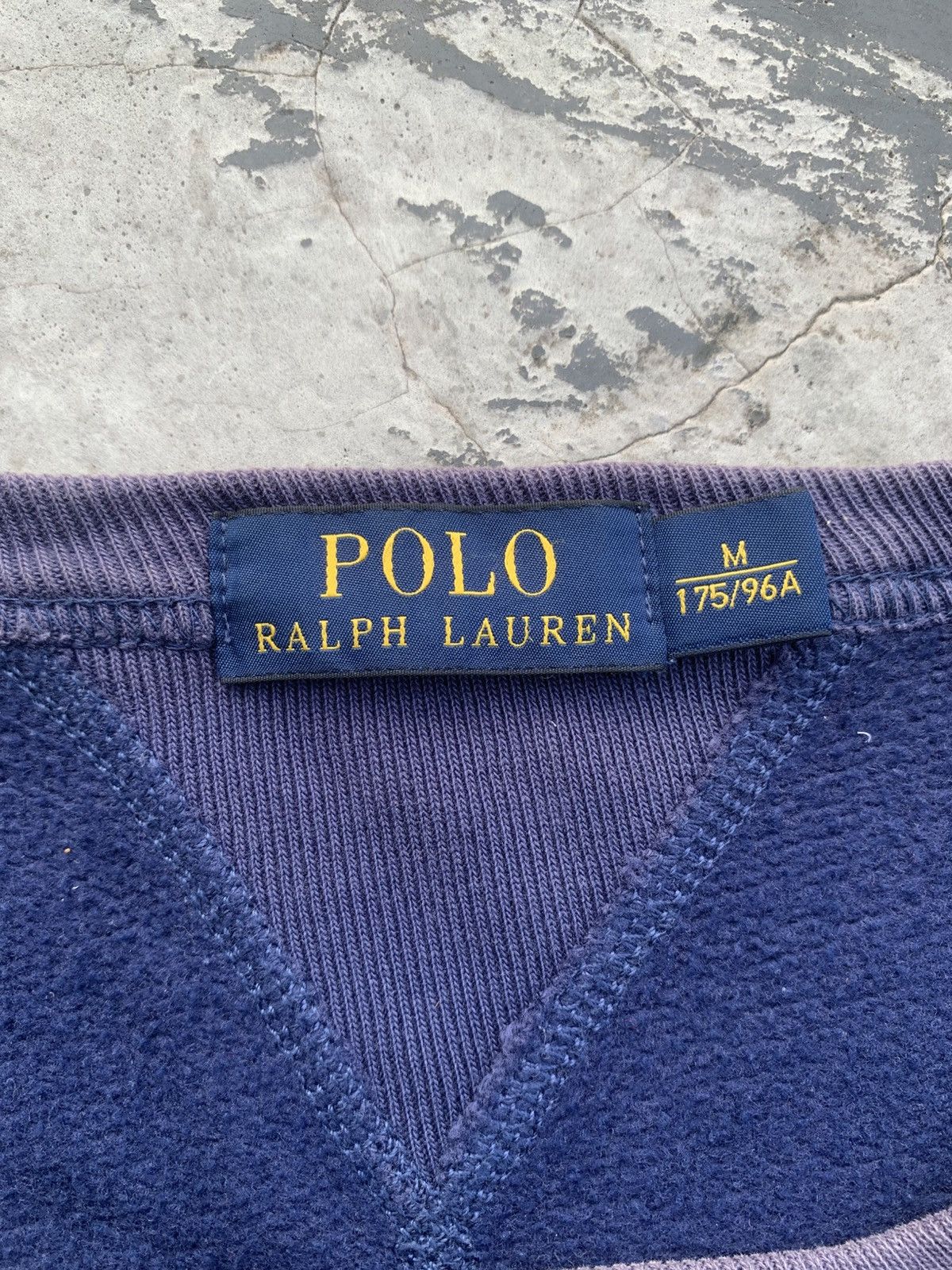 Polo Ralph Lauren Vtg Double V Polo Ralph Laurent Crewneck Grunge Size US M / EU 48-50 / 2 - 6 Thumbnail