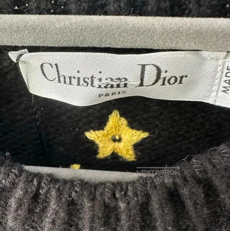 Dior Dior Black Wool Logo Short Sleeve T. Size S / US 4 / IT 40 - 3 Thumbnail