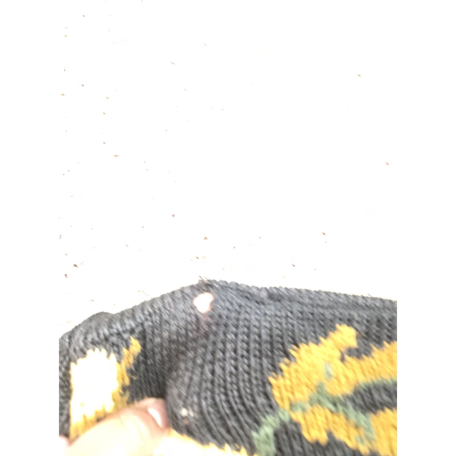 Express VINTAGE Express Cardigan Sweater Womens XS Black Floral Button 90s Crew Neck Raglan Long Sleeve Cotton Ramie Knit Shirt Size XS / US 0-2 / IT 36-38 - 4 Thumbnail