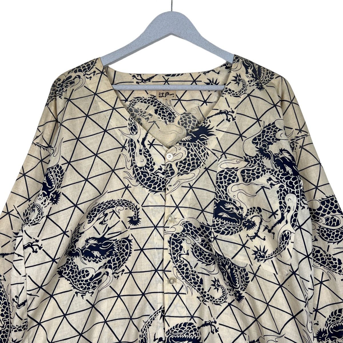 Japanese Brand 🔥 RARE VINTAGE KIMONO JAPAN DRAGON SHIRT CARDIGAN Size US L / EU 52-54 / 3 - 3 Thumbnail