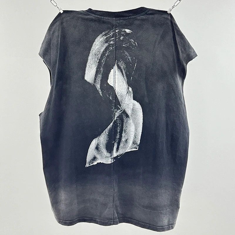 Japanese Brand × Vintage Vintage Washed Distressed T-shirt Size US L / EU 52-54 / 3 - 2 Thumbnail