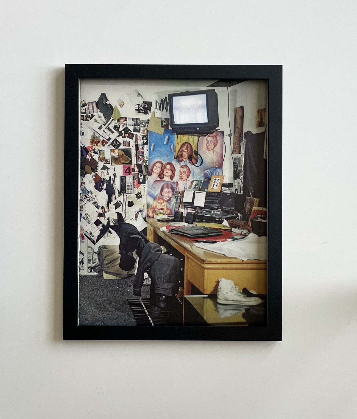 Chrome Hearts × Vintage Chrome Hearts messy room photo Poster framed 9x11 Size ONE SIZE - 1 Thumbnail
