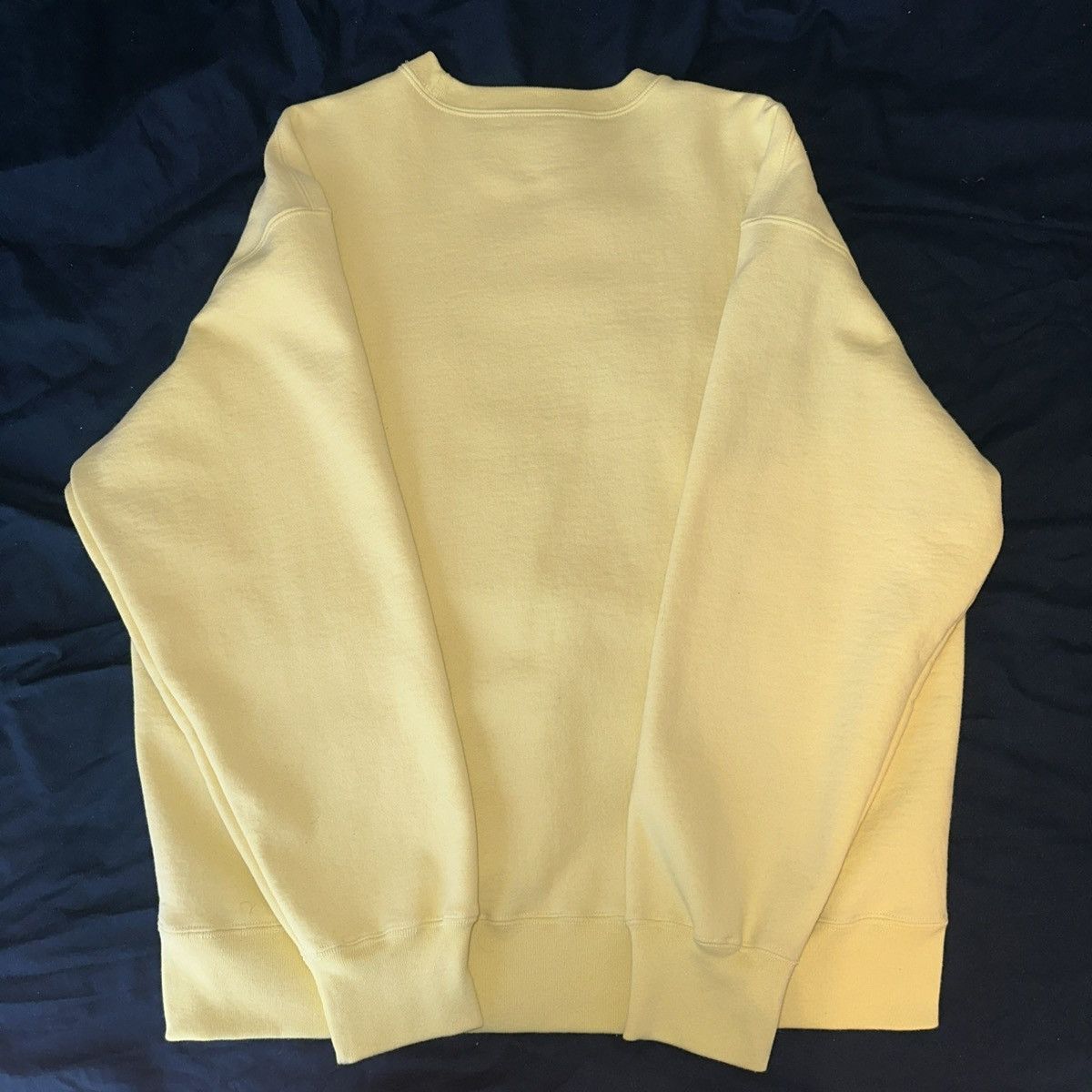Supreme Box Logo Crewneck Yellow
