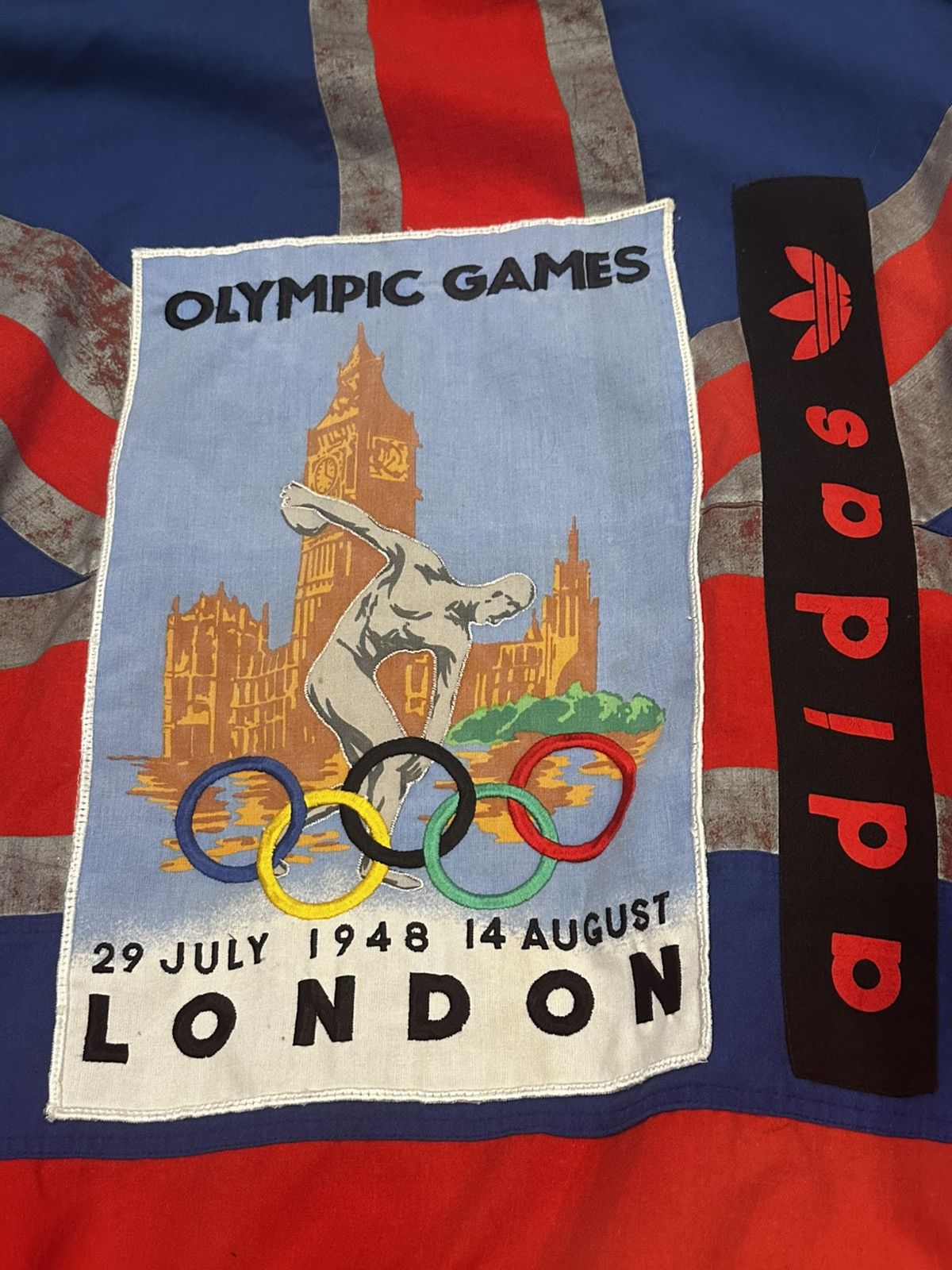 Adidas Vintage 80’s Adidas London Olympics Games 1908 Sweatshirt Size US L / EU 52-54 / 3 - 8 Thumbnail