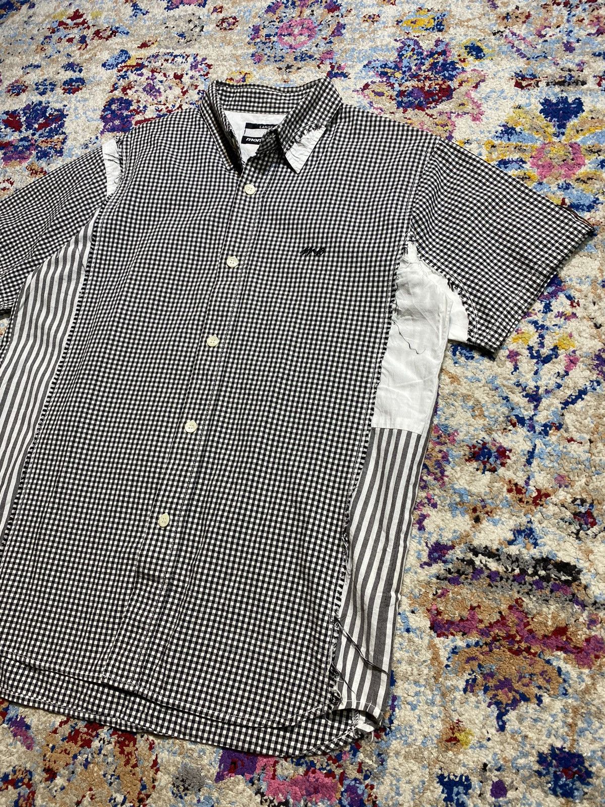 Montage Vintage Montage Japan Statements Cut Rework Button Up Shirts Size US M / EU 48-50 / 2 - 3 Thumbnail