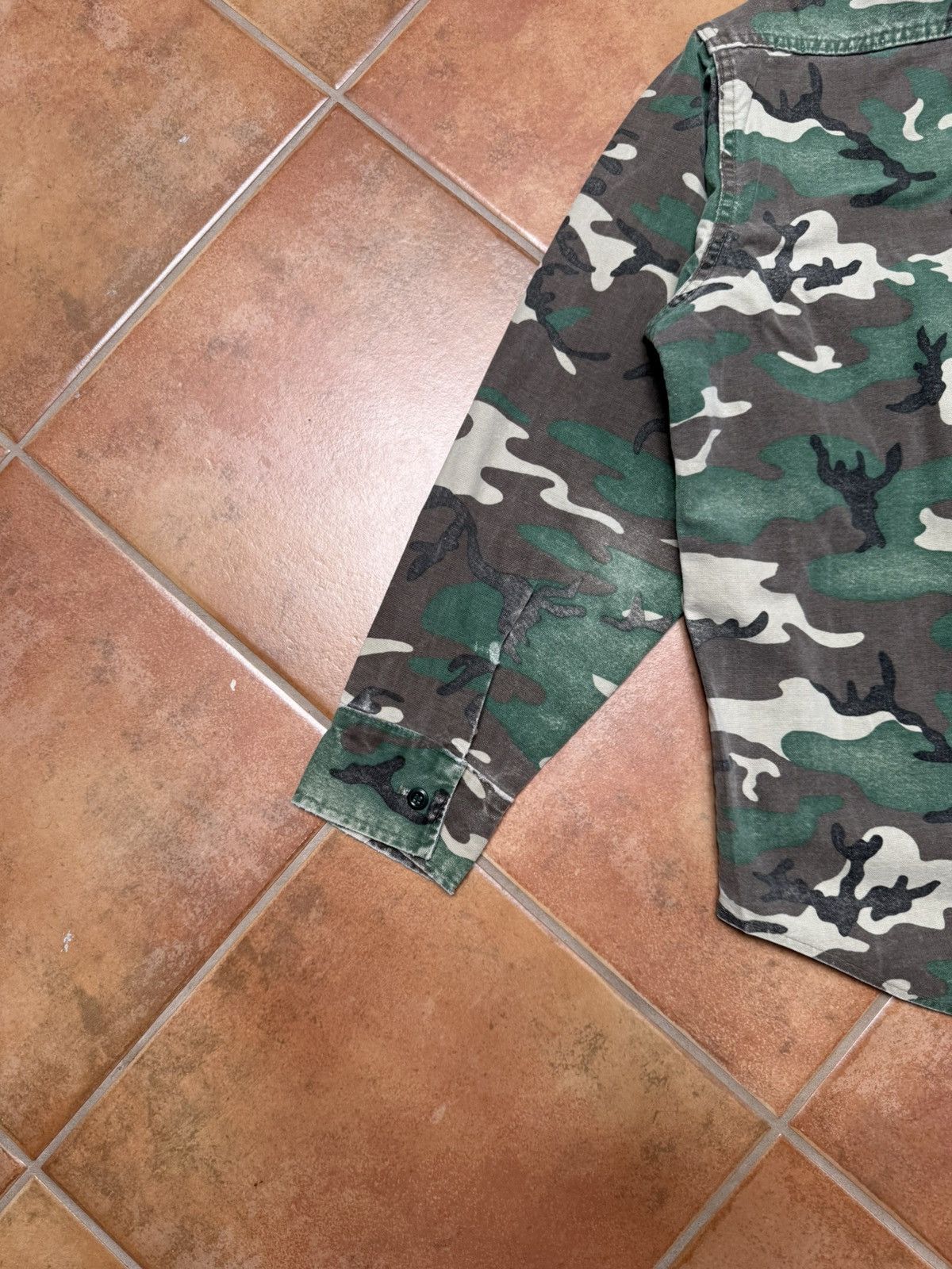 Cabelas Vintage Faded Camo Button Up Size US M / EU 48-50 / 2 - 10 Thumbnail