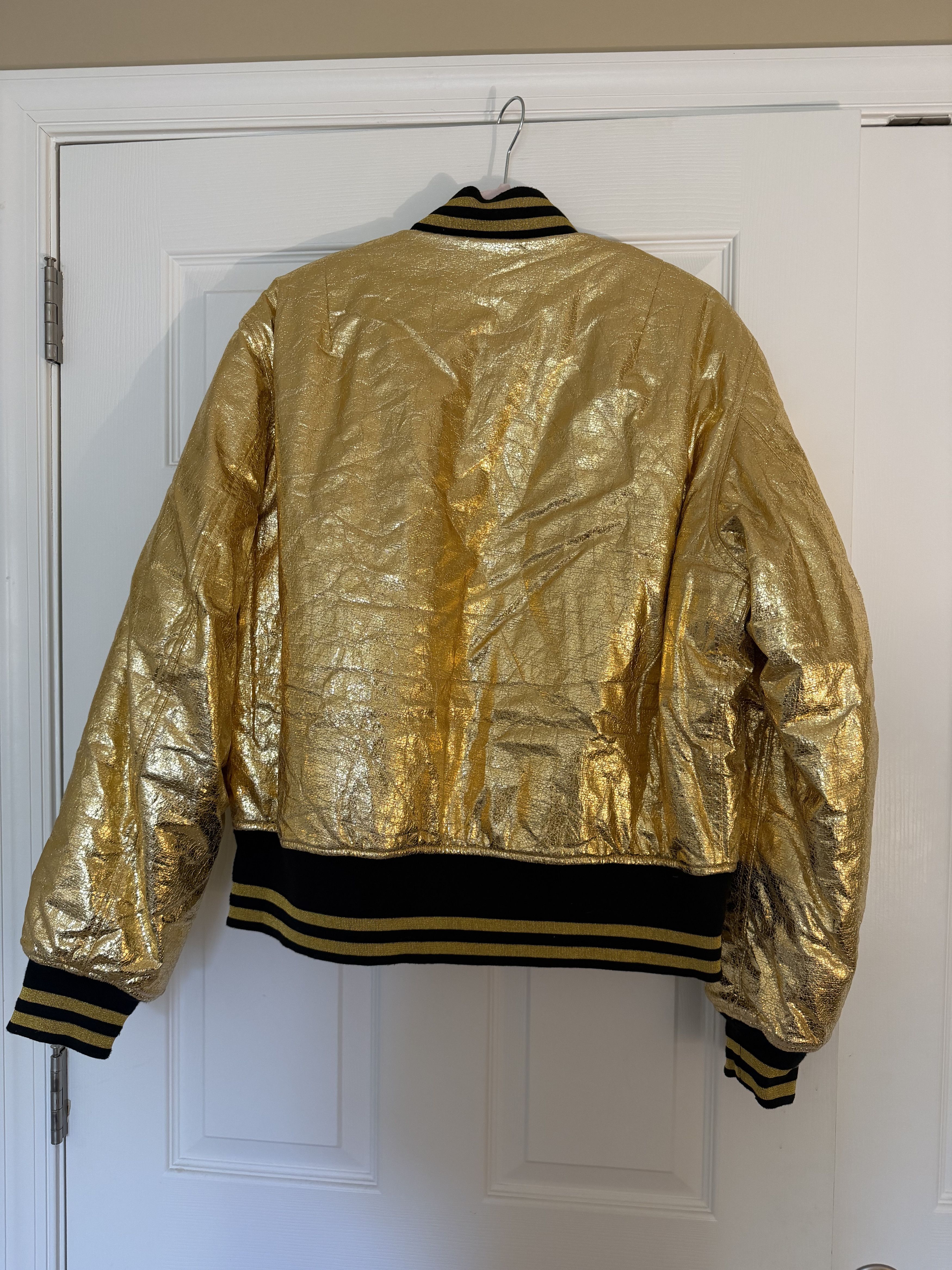 KTZ KTZ Men's Bomber Jacket with Gold Metallic Effect Size US M / EU 48-50 / 2 - 3 Thumbnail