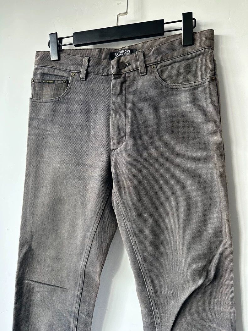 Raf Simons Raf simons AW03'closer' slim black grey denim pants Size US 30 / EU 46 - 2 Thumbnail