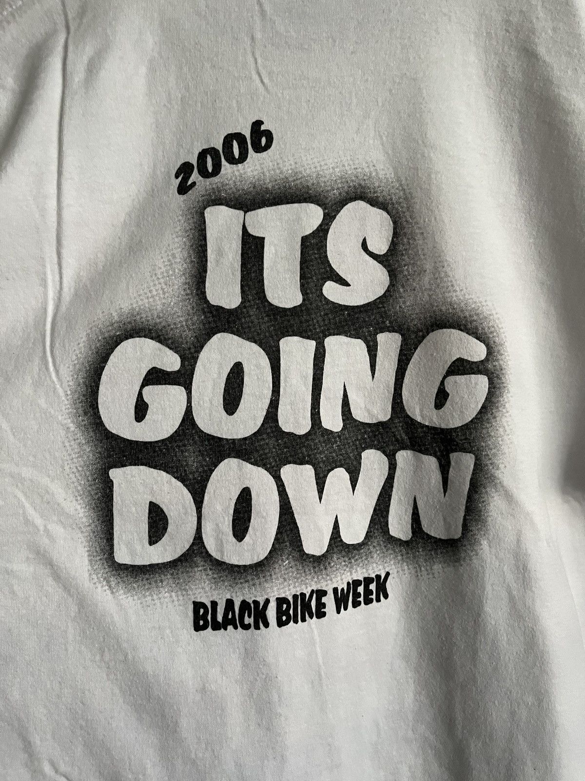 Vintage Vintage 2006 Black Bike Week Tee Size US XL / EU 56 / 4 - 5 Thumbnail