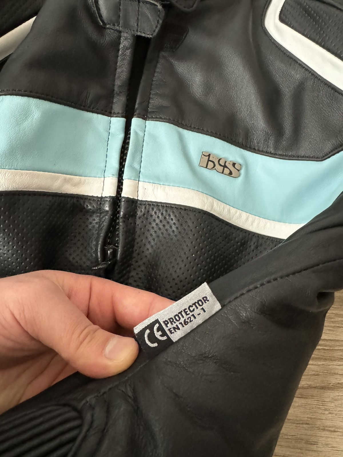 Other Vintage Y2K IXS Moto Racing Leather Jacket Size M / US 6-8 / IT 42-44 - 8 Thumbnail