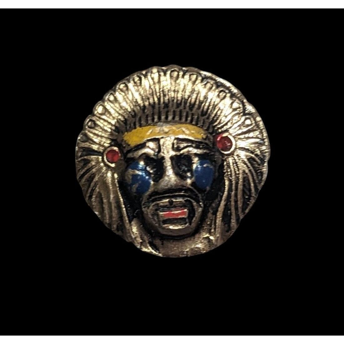 Other Vintage 50s Native Chief Shaped Adjustable Fashion Ring Size Size ONE SIZE - 7 Thumbnail