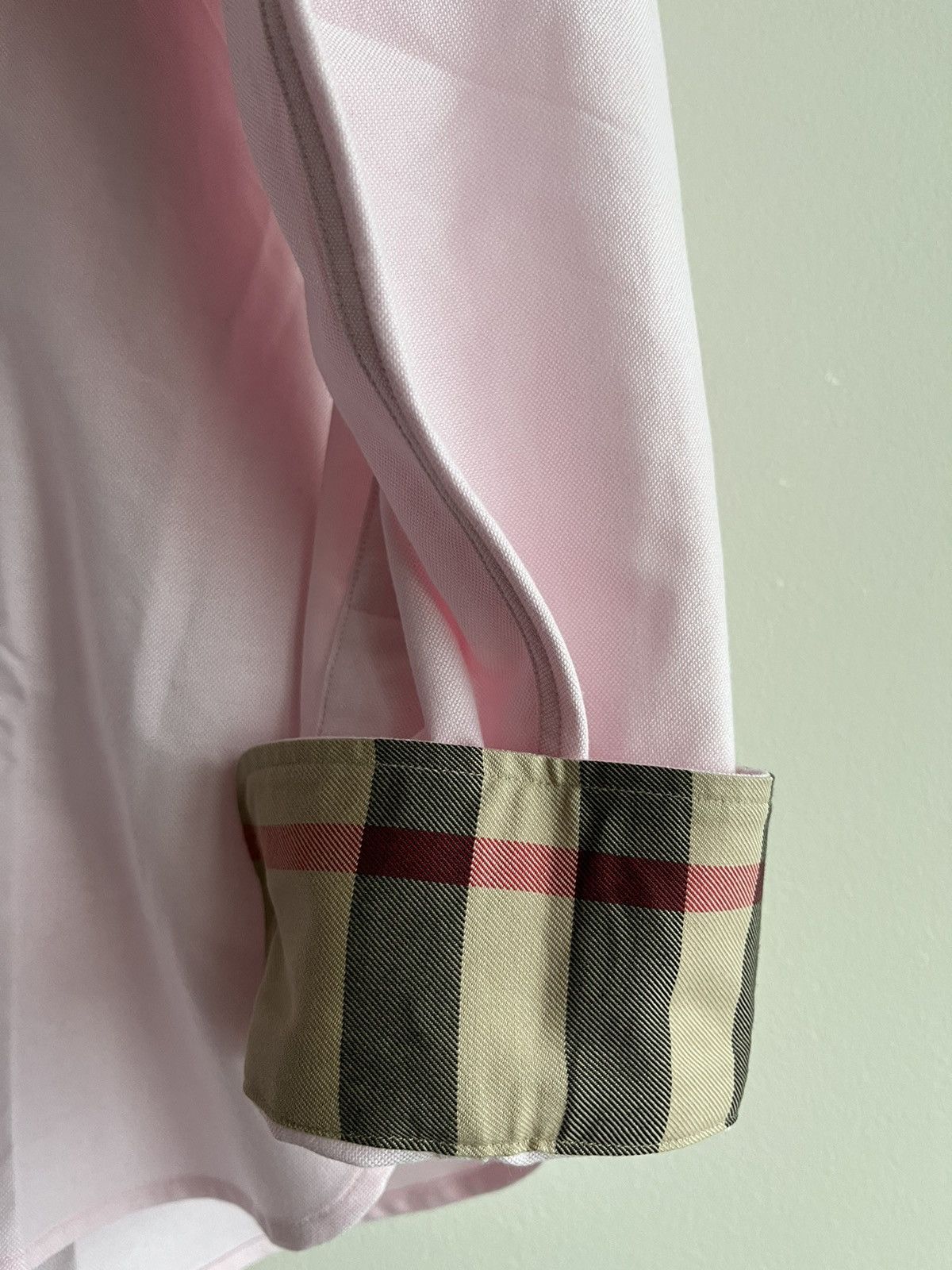 Burberry Sold out Brand New Classic Burberry Check Logo Dressy Shirt Size US L / EU 52-54 / 3 - 3 Thumbnail