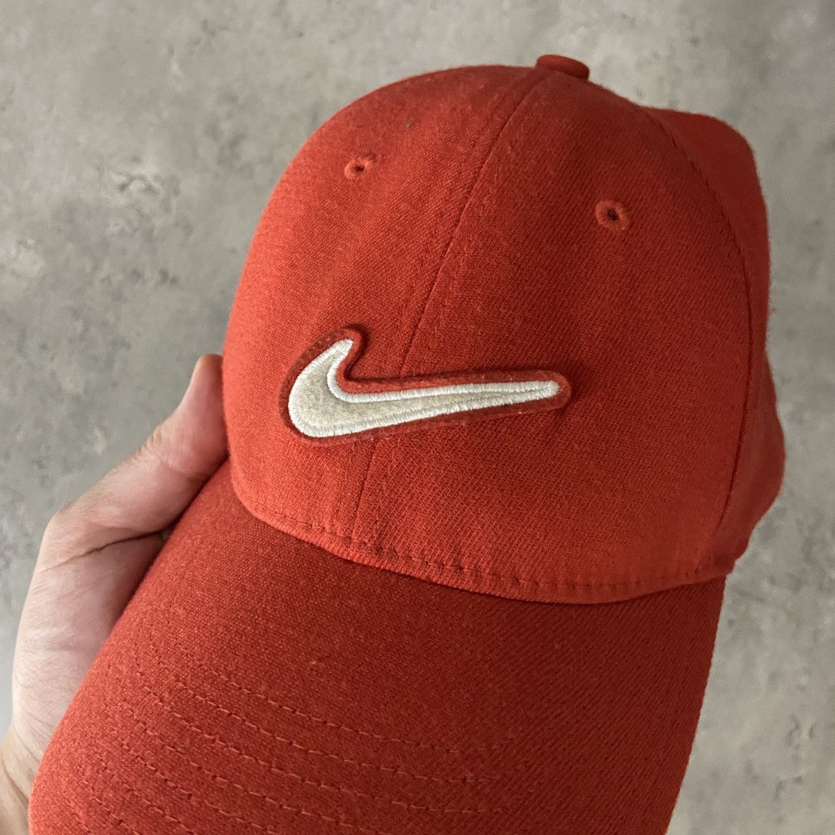 Nike × Vintage Red Legacy 91 Classic Red Cap Size ONE SIZE - 3 Thumbnail