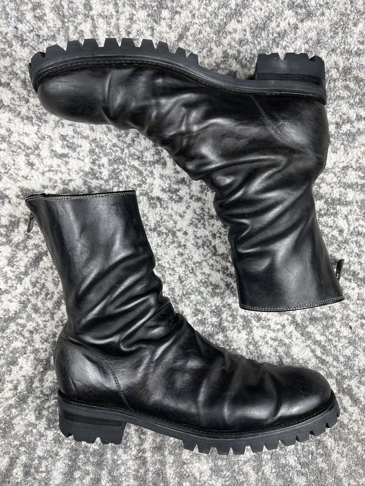 Guidi Guidi Vibram Sole Backzip Leather Boots Size US 9 / EU 42 - 2 Thumbnail