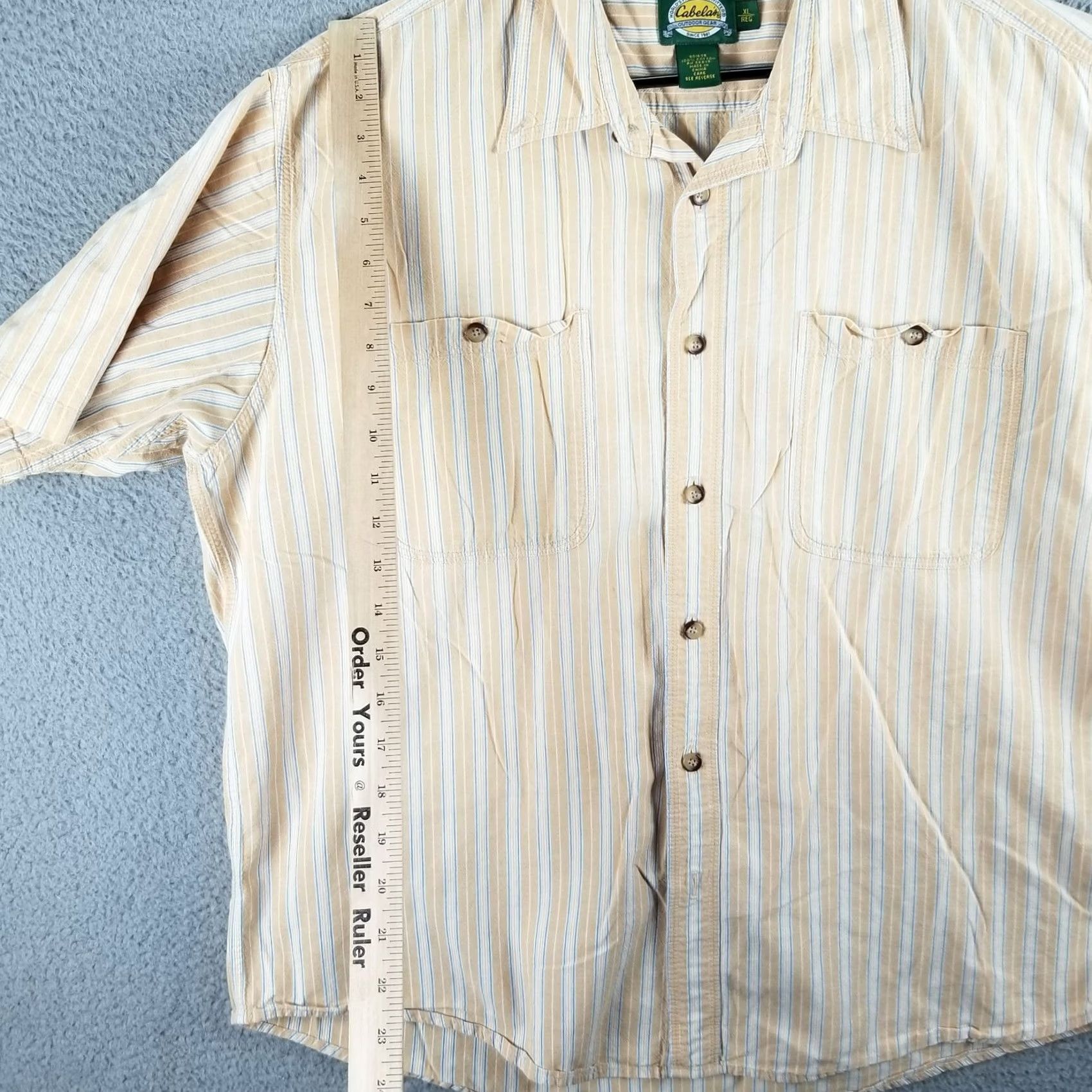Vintage Cabela's Shirt Adult XL Button-Down Chambray Cotton Pocket Outdoor Men Size US XL / EU 56 / 4 - 3 Thumbnail