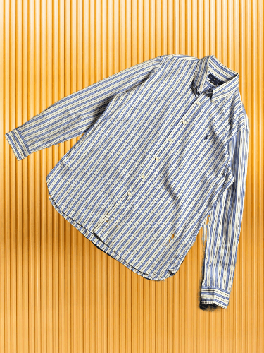 Polo Ralph Lauren × Vintage Vintage Polo Ralph Lauren Striped Button Up Size US L / EU 52-54 / 3 - 1 Thumbnail