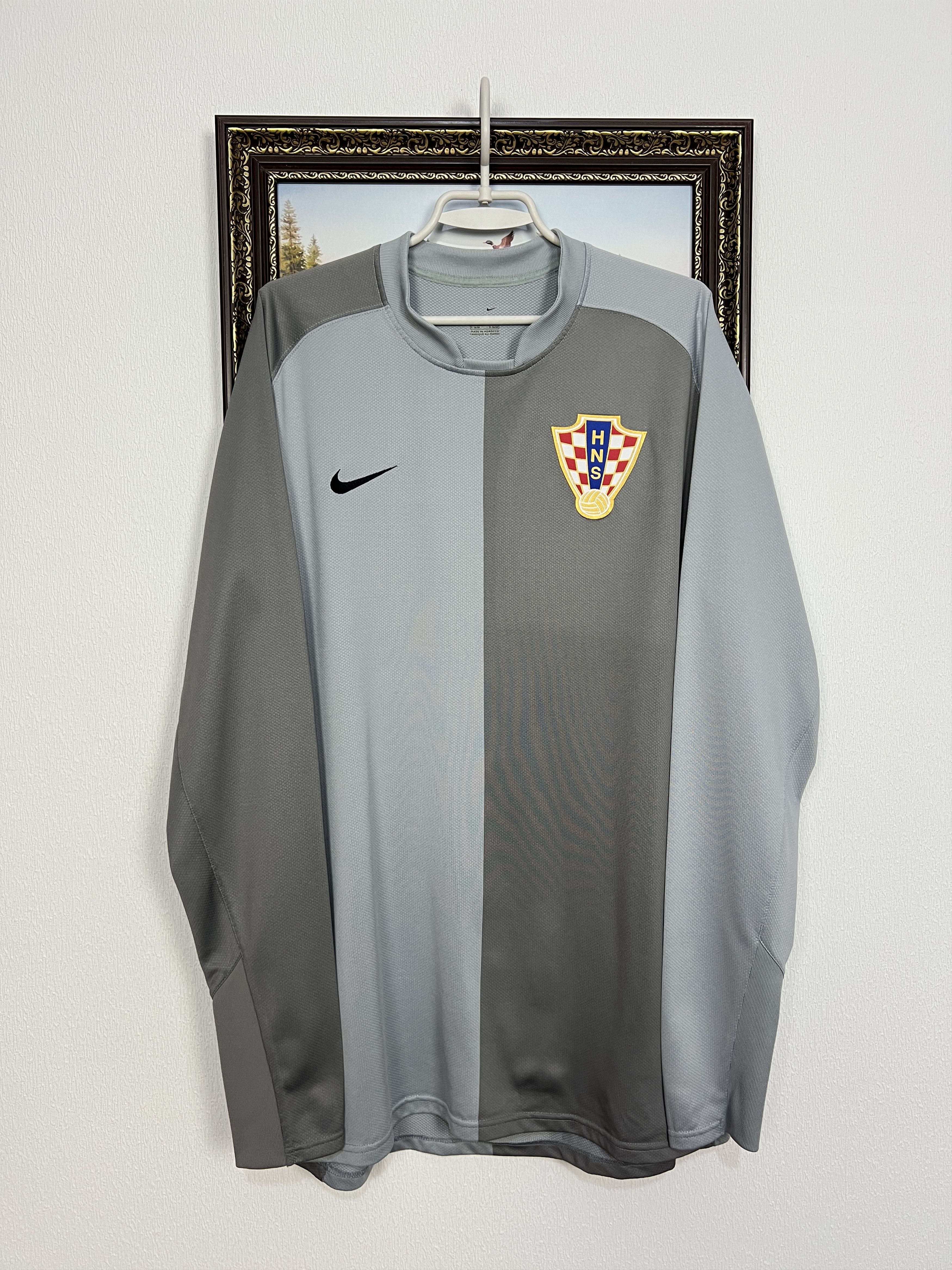 Nike Croatia Goalkeeper football shirt 2006 Soccer Jersey Trikot Size US XL / EU 56 / 4 - 1 Thumbnail