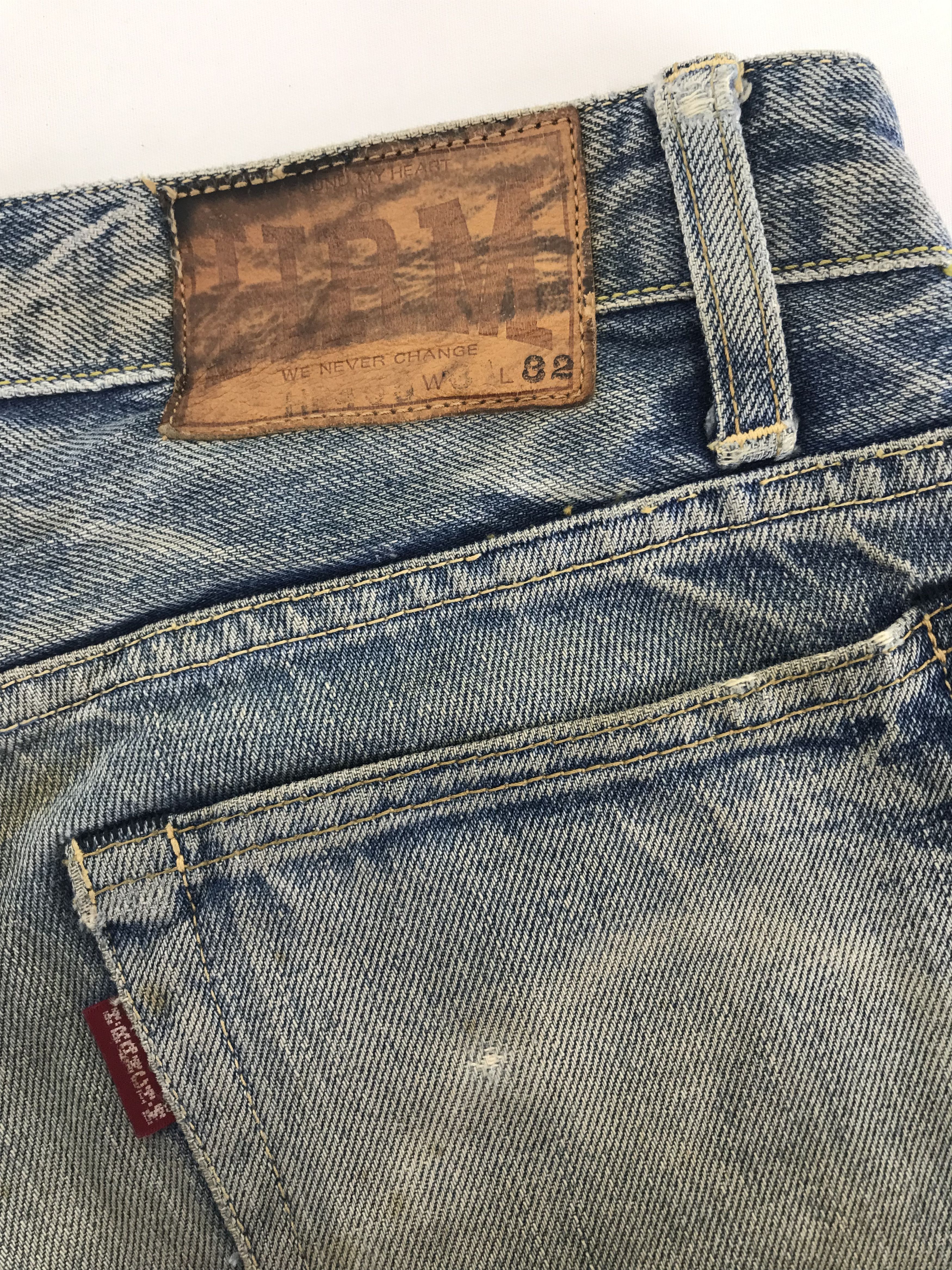 HOLLYWOOD RANCH MARKET Vintage 90s Blue Japan Hollywood Ranch Market Selvedge Jeans Size US 31 - 13 Thumbnail