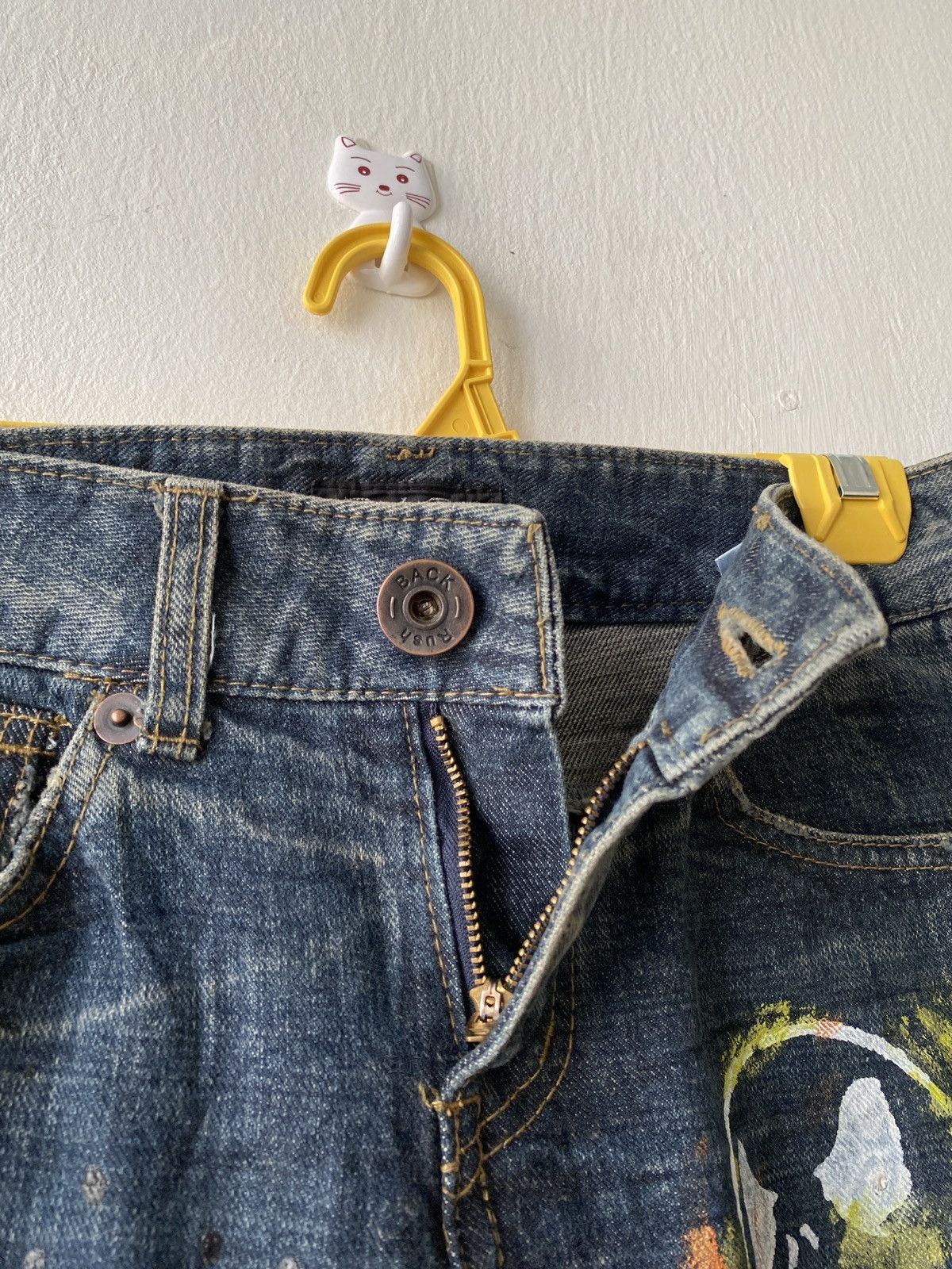 Japanese Brand Japanese Brand Back Rush Flare Distressed Denim Size US 29 - 10 Thumbnail