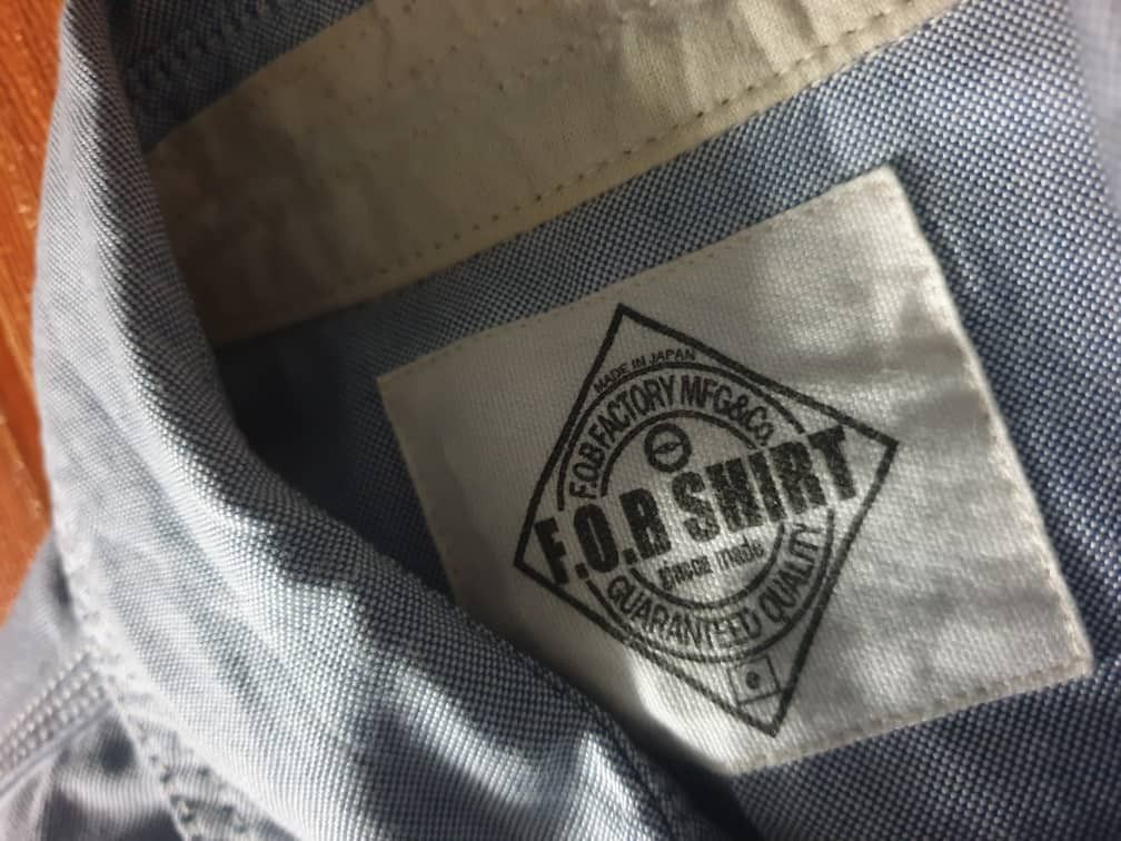FOB Factory 💥Fob Factory Japanese brand Chambray shirt Size US S / EU 44-46 / 1 - 2 Thumbnail
