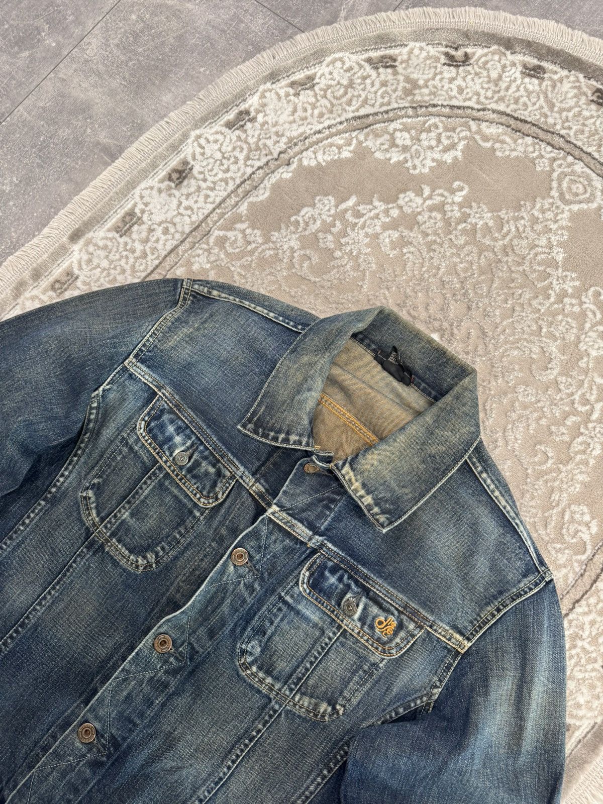Diesel Vintage Diesel distressed denim jeans jacket size Size US L / EU 52-54 / 3 - 4 Thumbnail