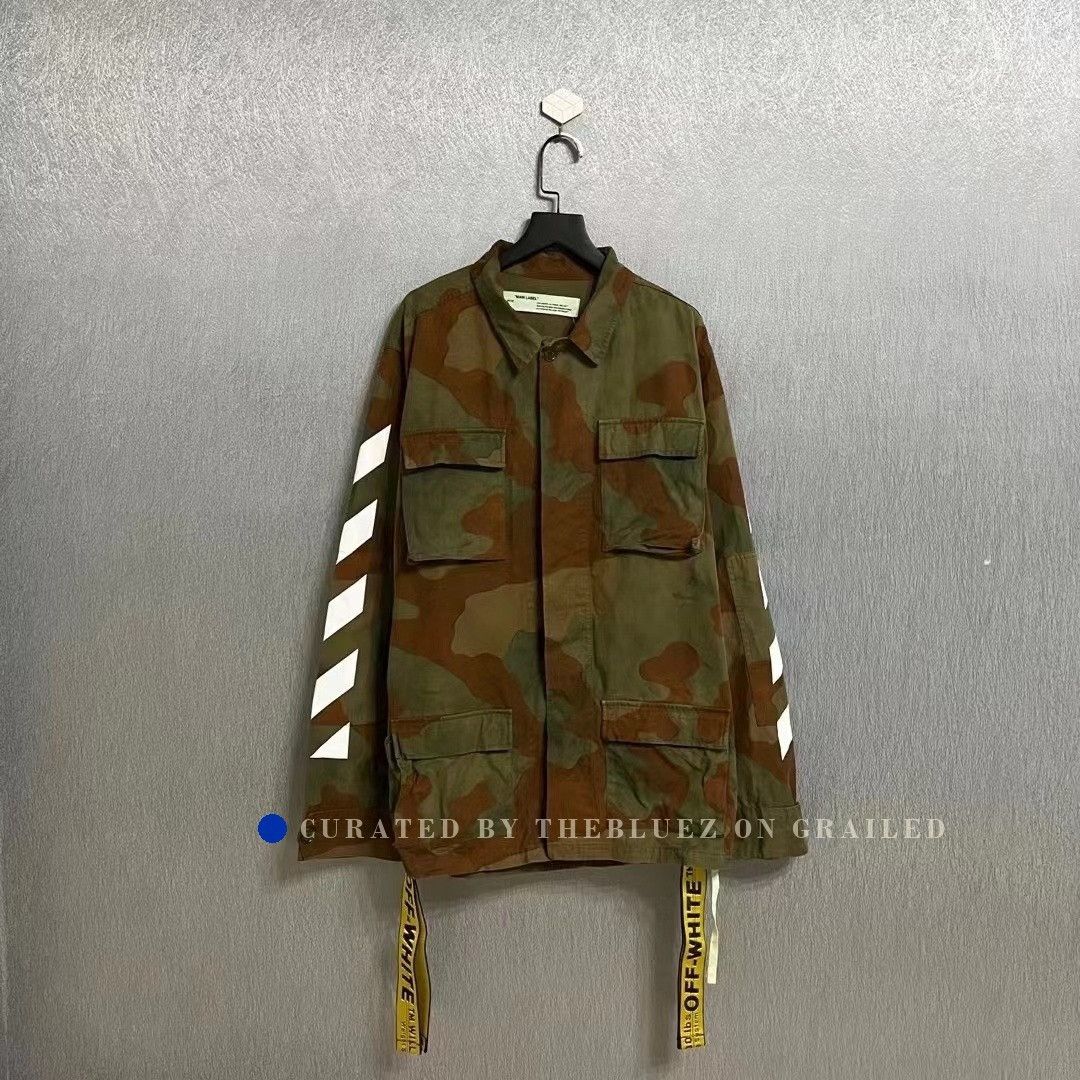 Off-White Off-White Camo Oversized Shirt M Size US M / EU 48-50 / 2 - 1 Thumbnail