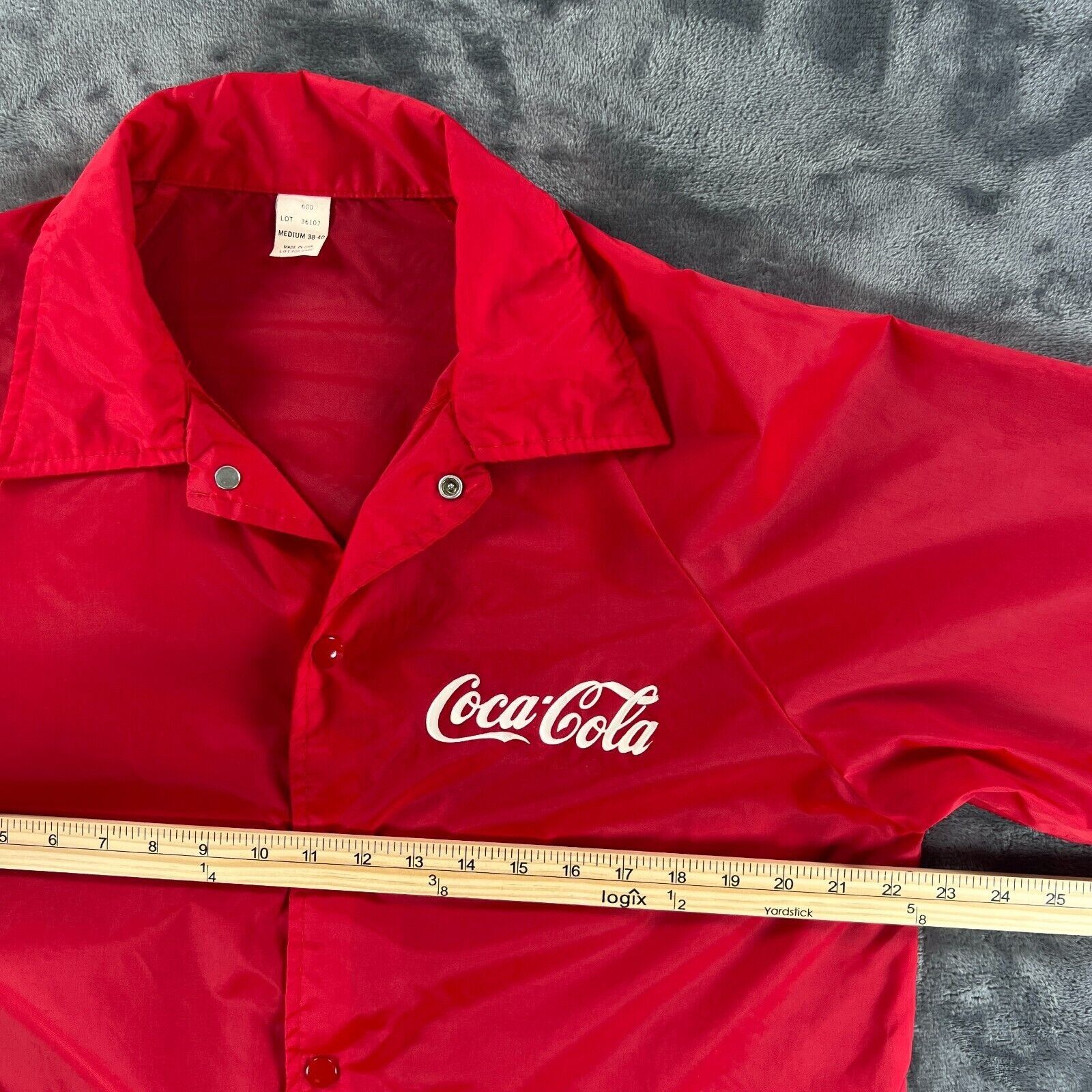 Coca Cola Coca Cola Windbreaker Jacket Men M Vintage Employee Made in Size US M / EU 48-50 / 2 - 5 Thumbnail