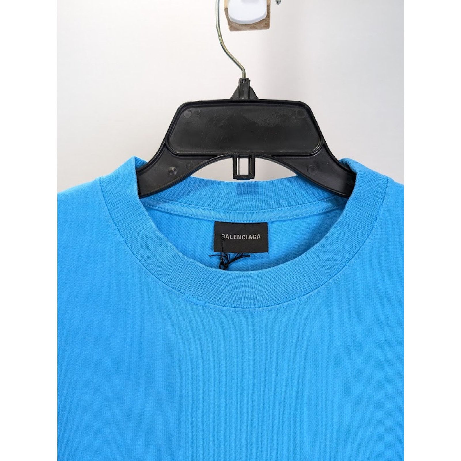 Balenciaga o1rshd1 Q:2 / Political Logo Large Fit T-Shirt Size US XL / EU 56 / 4 - 3 Thumbnail