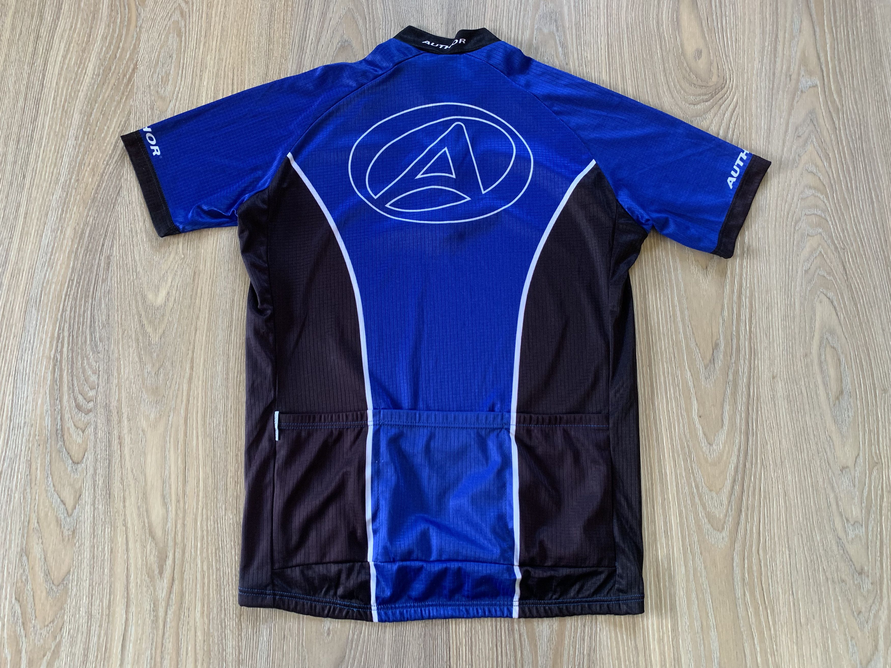 Bicycle Author Men's Short Sleeve Quarter Zip Cycling Jersey Size US XL / EU 56 / 4 - 3 Thumbnail