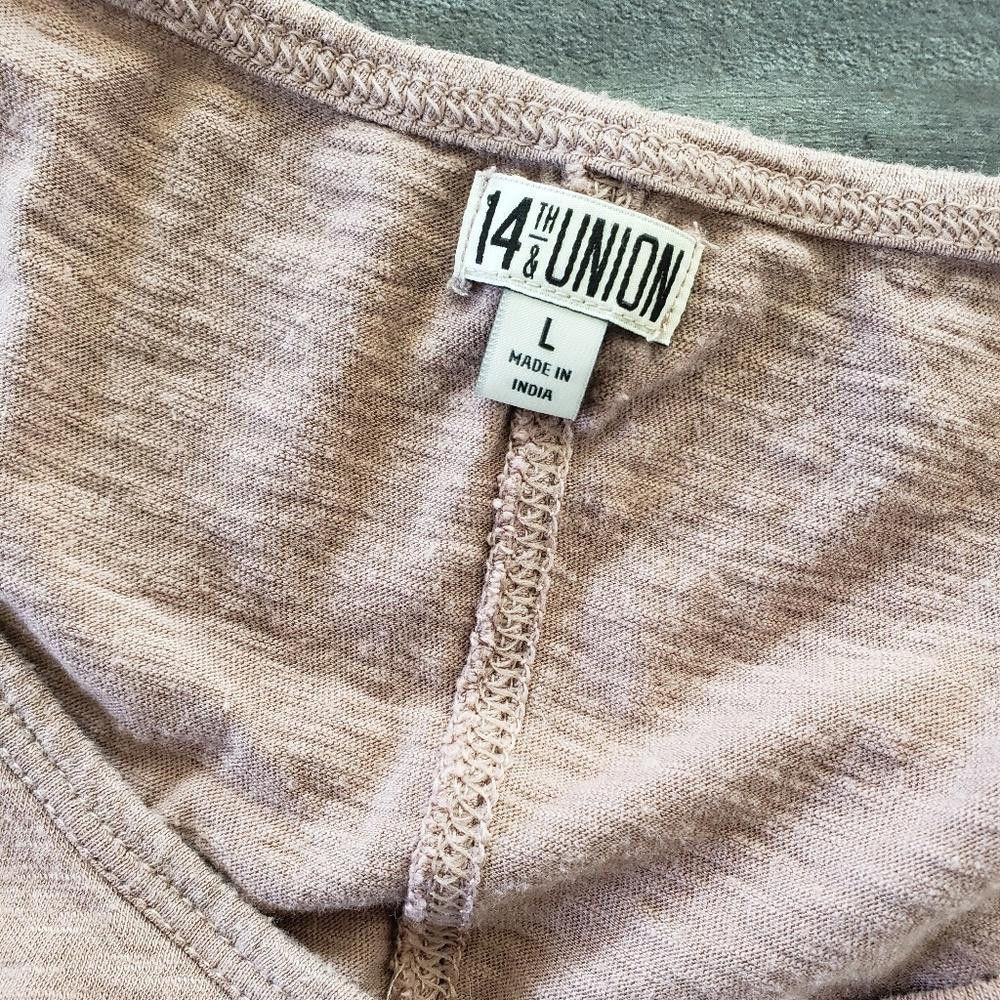 14th & Union Nude Pink 14th & Union Short Sleeve Size L / US 10 / IT 46 - 4 Thumbnail