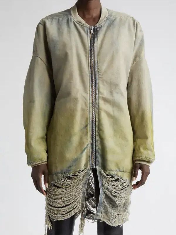 Rick Owens RICK OWENS JUMBO PETER FLIGHT BOMBER PEARL/ACID DEGRADE Size XS / US 0-2 / IT 36-38 - 7 Thumbnail