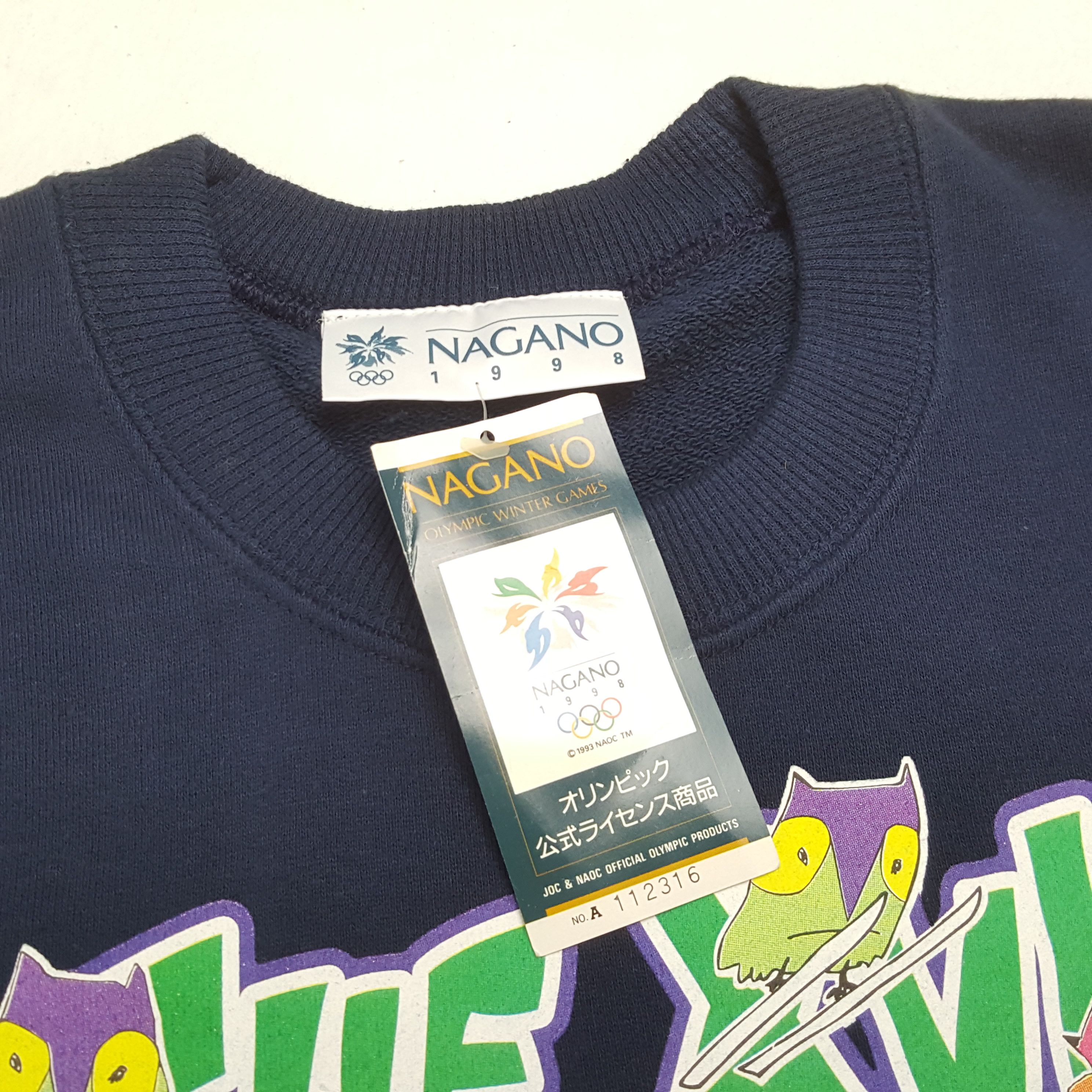 USA Olympics × Vintage OLYMPICS NAGONA 1998 Promo Style Vintage Sweatshirt Size US M / EU 48-50 / 2 - 9 Thumbnail