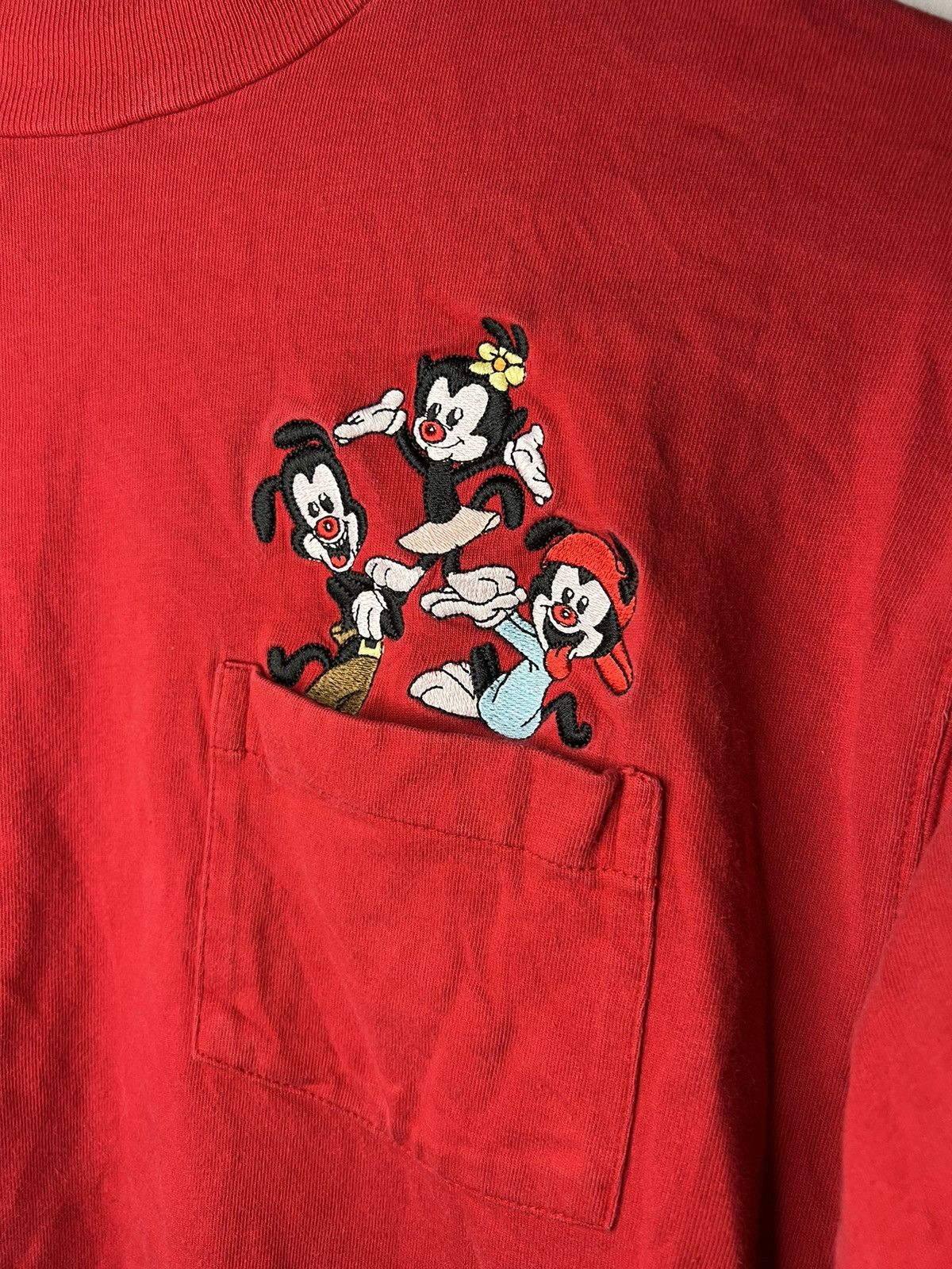 Vintage Vintage 90s Embroidered Animaniacs Long Sleeve Mock Neck Size US S / EU 44-46 / 1 - 3 Thumbnail