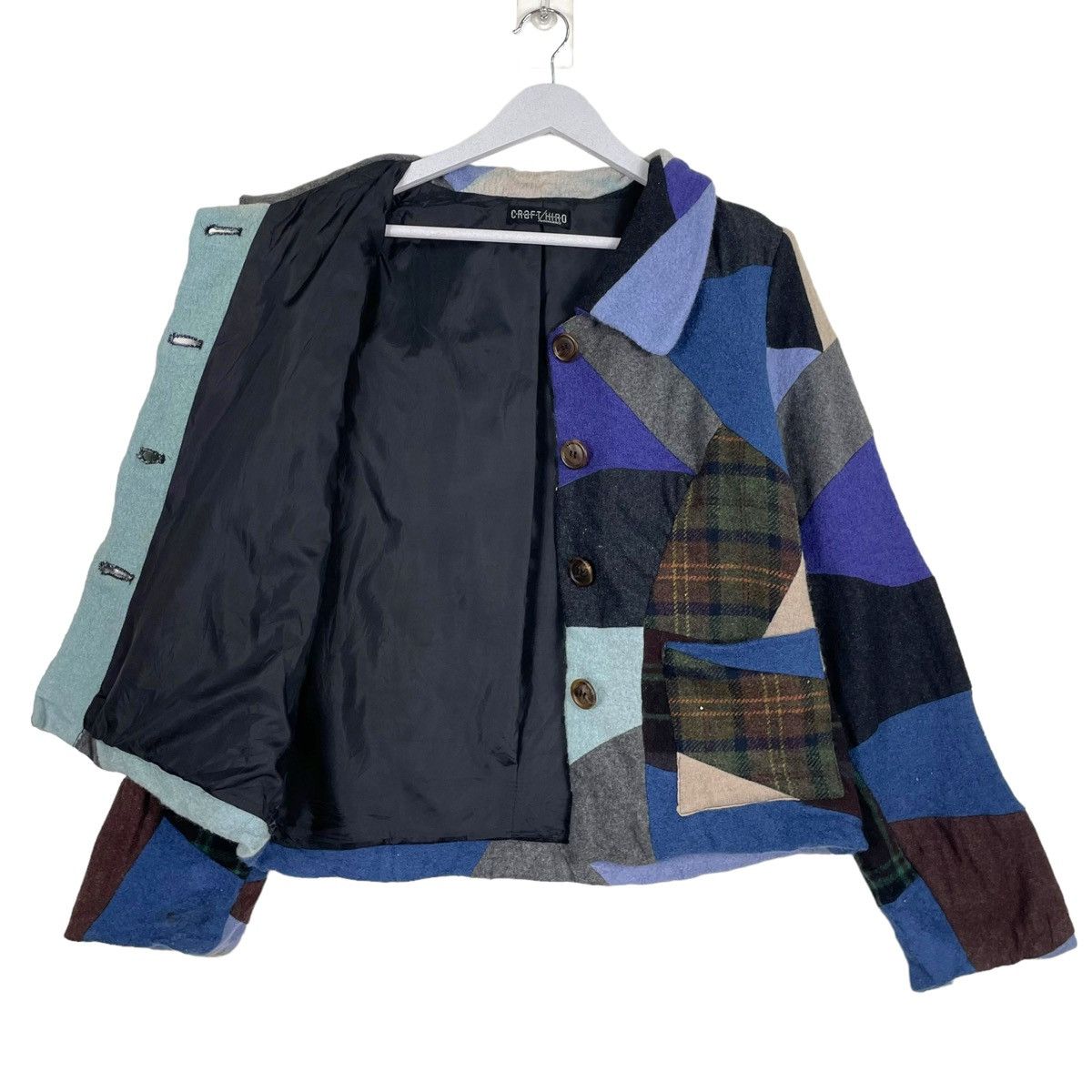 Japanese Brand × Other 💥CRAFT HIRO BY ATELIER JUNCO PATCHWORK JACKET Size M / US 6-8 / IT 42-44 - 8 Thumbnail