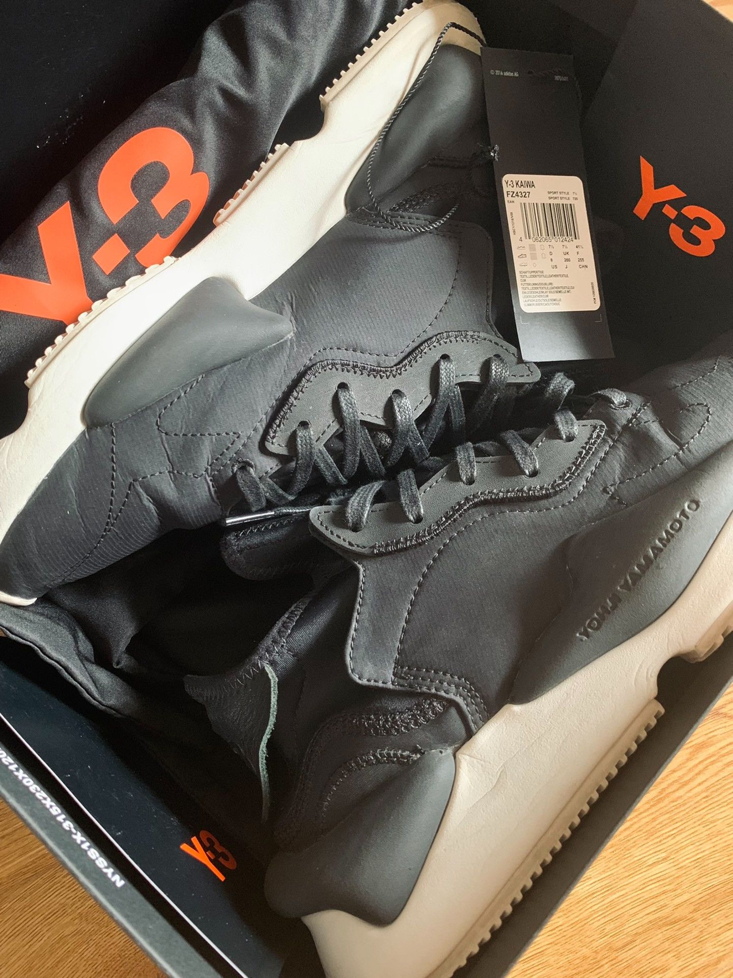 Y-3 Y-3 Yohji Yamamoto Adidas Kaiwa Size US 8.5 / EU 41-42 - 1 Thumbnail