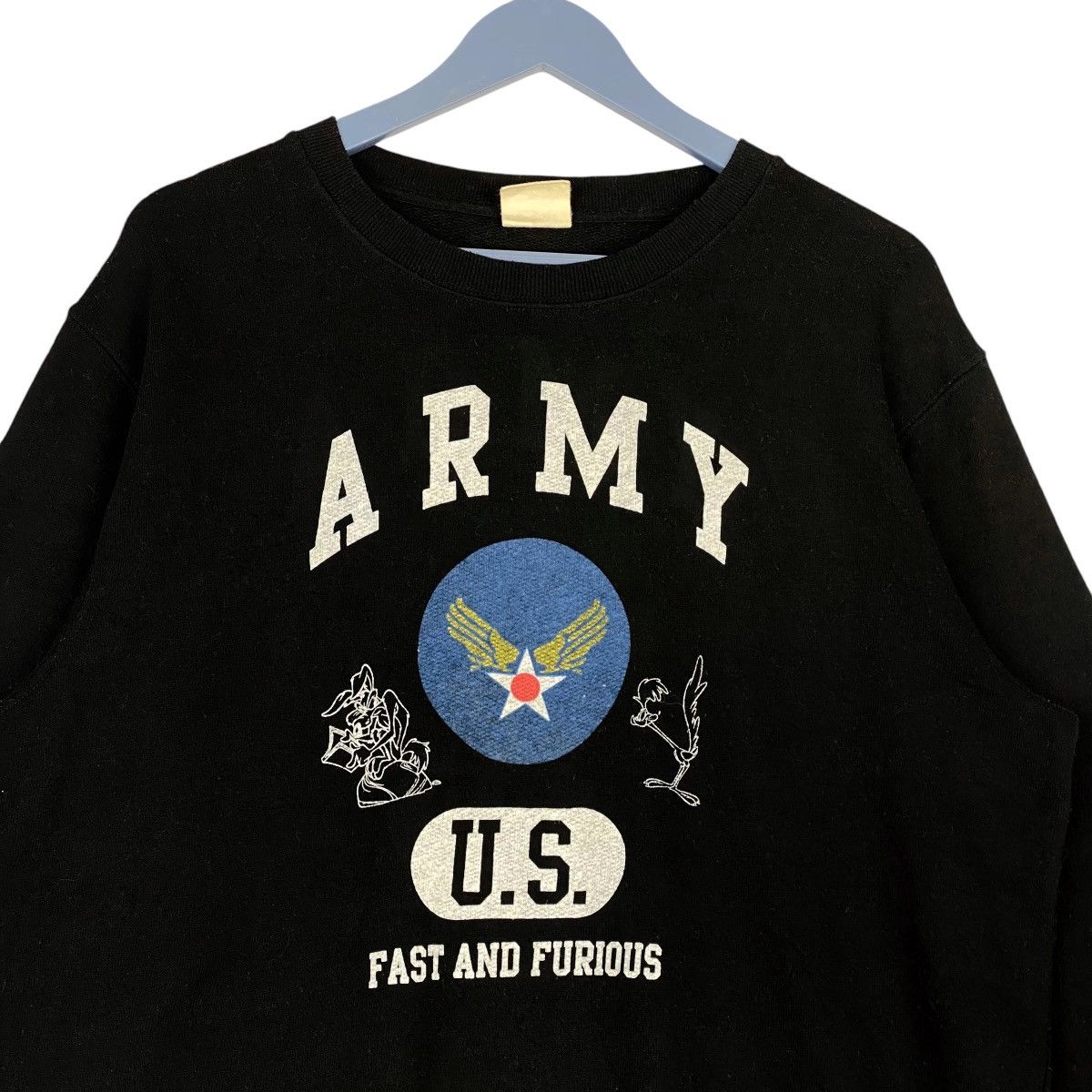 Vintage Vintage Army U.S Fast And Furious Crewneck Sweatshirt Size US L / EU 52-54 / 3 - 4 Thumbnail