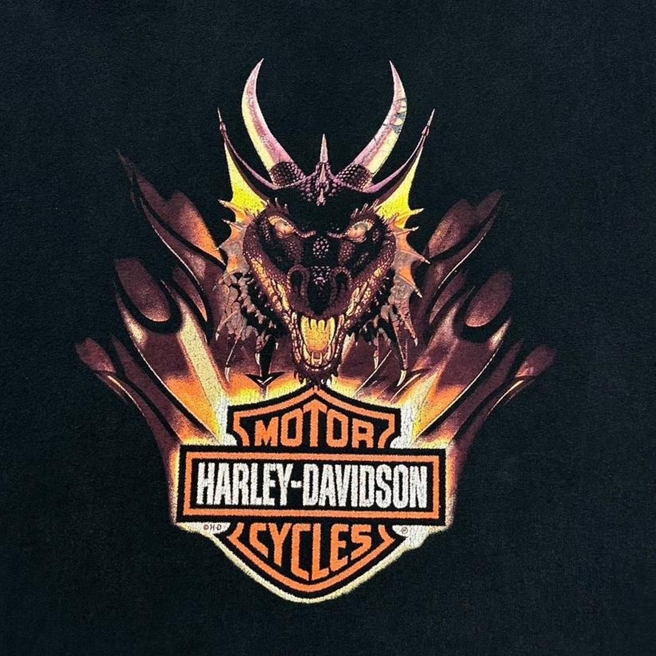 Harley Davidson × Vintage Vintage Harley Davidson Dragon Cancun Mexico Tank Top Size US XL / EU 56 / 4 - 4 Thumbnail