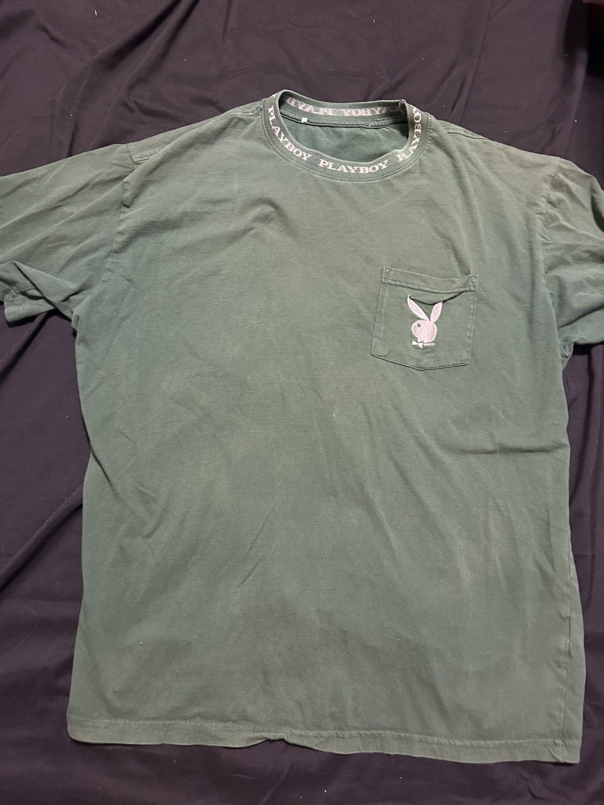 Playboy Playboy Green T-Shirt Size US L / EU 52-54 / 3 - 1 Preview