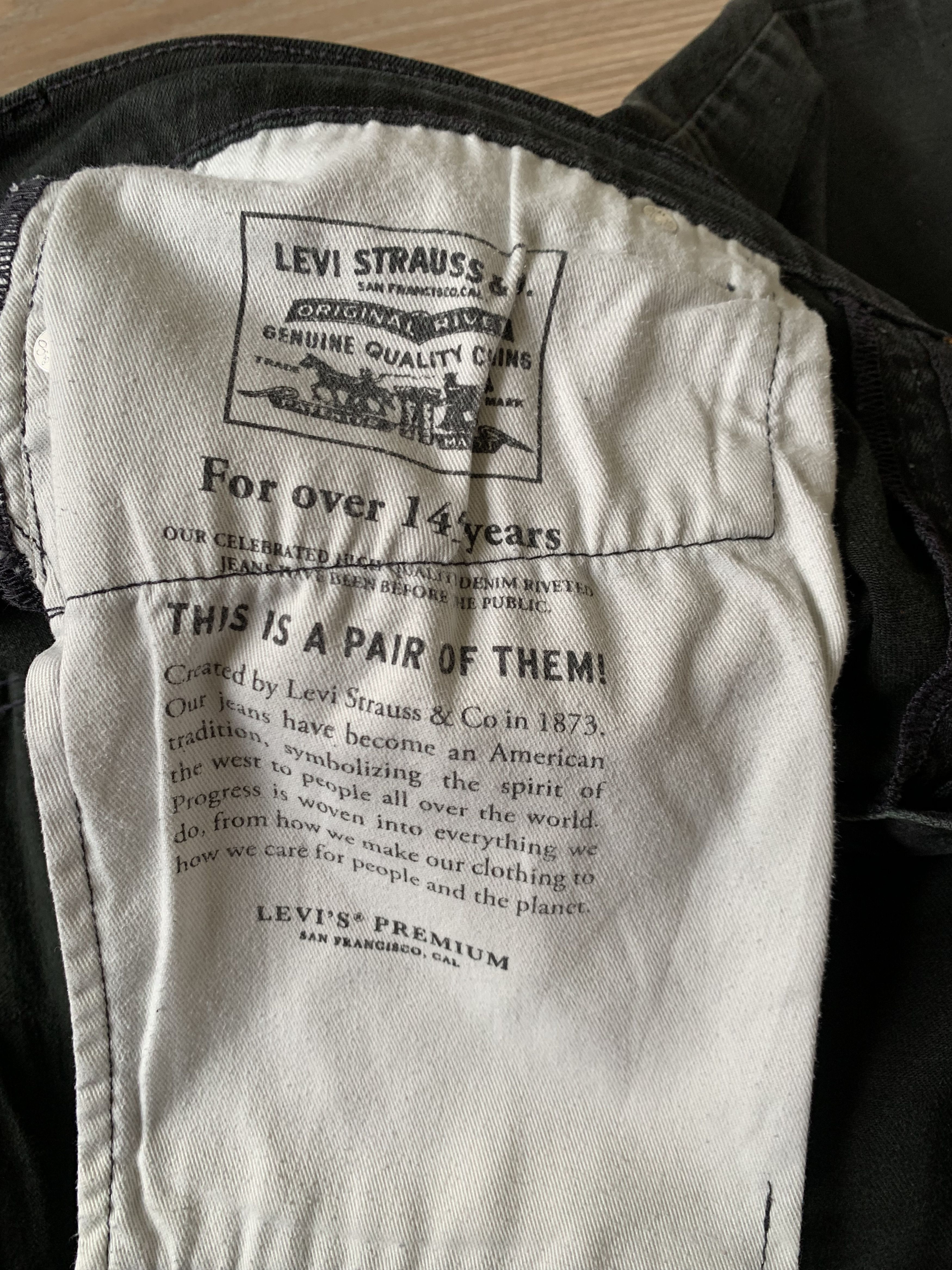 Levi's × Vintage Levis Premium 511 Black Stretch Jeans Size US 33 - 11 Thumbnail