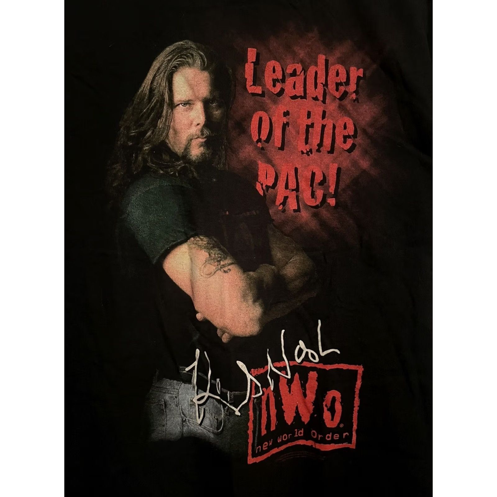 Vintage Vtg 98 Kevin Nash Leader Of The Pac New World Order Wrestling L T-Shirt WCW Men Large Black Cotton Logo Crew Neck Short Sleeve Vintage Size US L / EU 52-54 / 3 - 2 Thumbnail