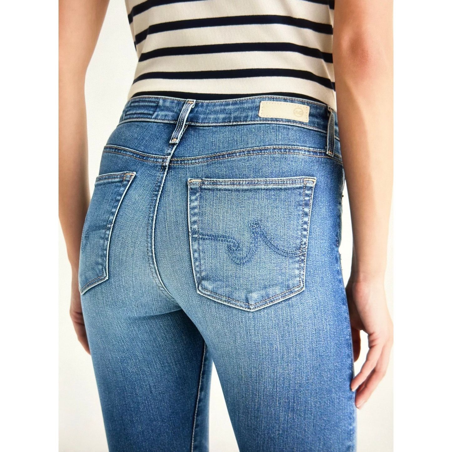 Other AG-ED Denim Skinny Ankle HighRise Skinny Cloud Soft Denim 32 Size 32" / US 10 / IT 46 - 7 Thumbnail