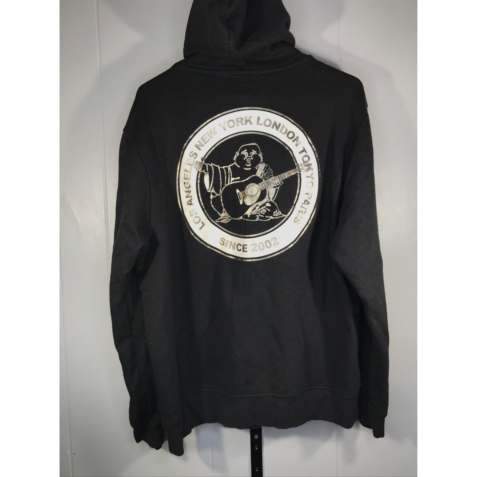 True Religion True Religion Black Zip Up Hoodie sz XL Metallic Horseshoe B Size US XL / EU 56 / 4 - 1 Thumbnail
