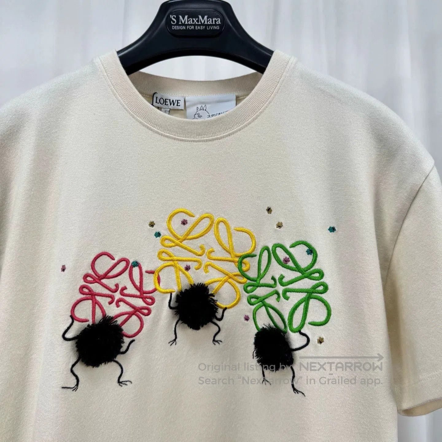 Loewe Loewe Spirited Away Embroidered Logo Short-sleeve. Size XS / US 0-2 / IT 36-38 - 3 Thumbnail