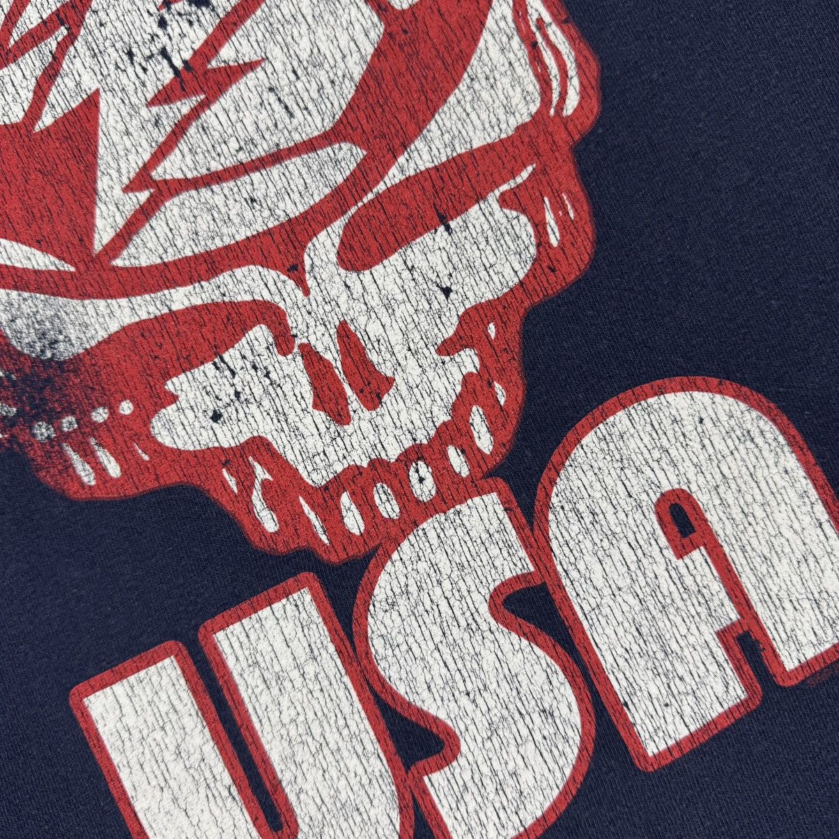 Band Tees Vintage Grateful Dead USA Distressed Steal Your Face T-shirt Size US XL / EU 56 / 4 - 8 Thumbnail