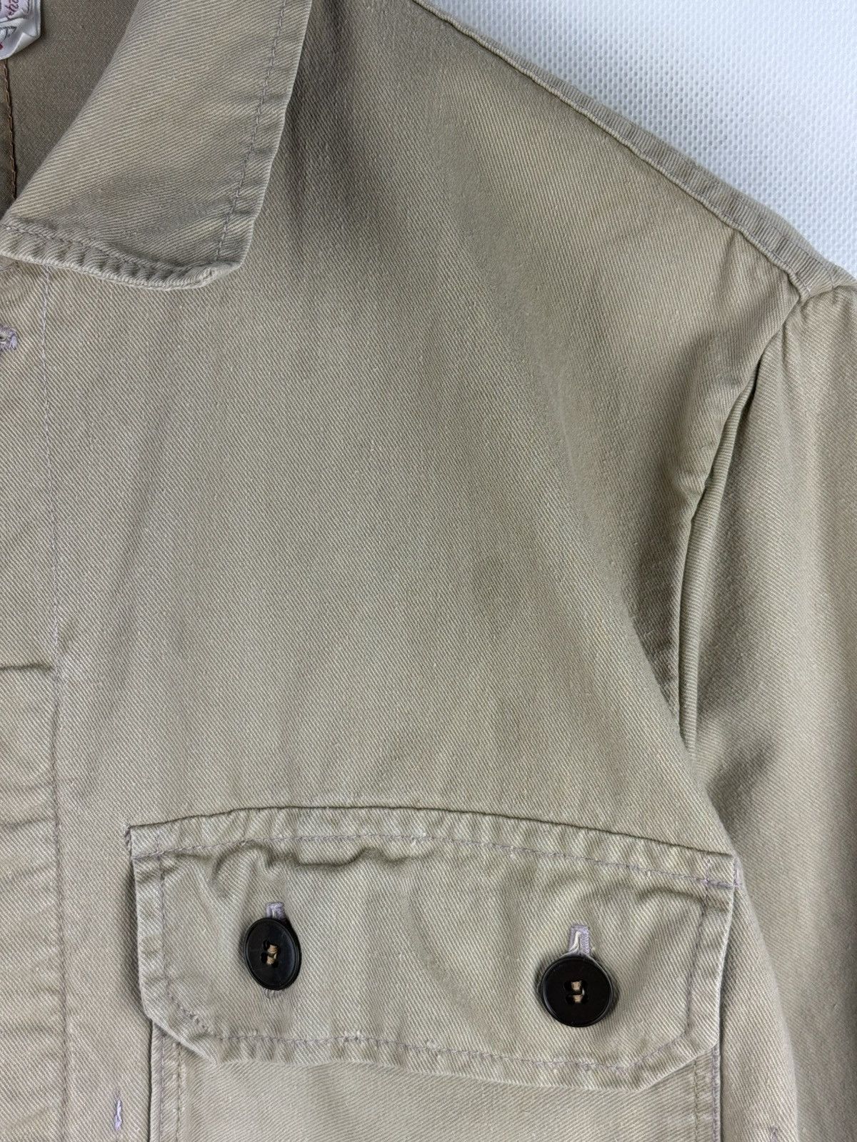 Le Laboureur Vintage Sanforize Work Overshirt Jacket Size 46 / S Size US S / EU 44-46 / 1 - 7 Thumbnail