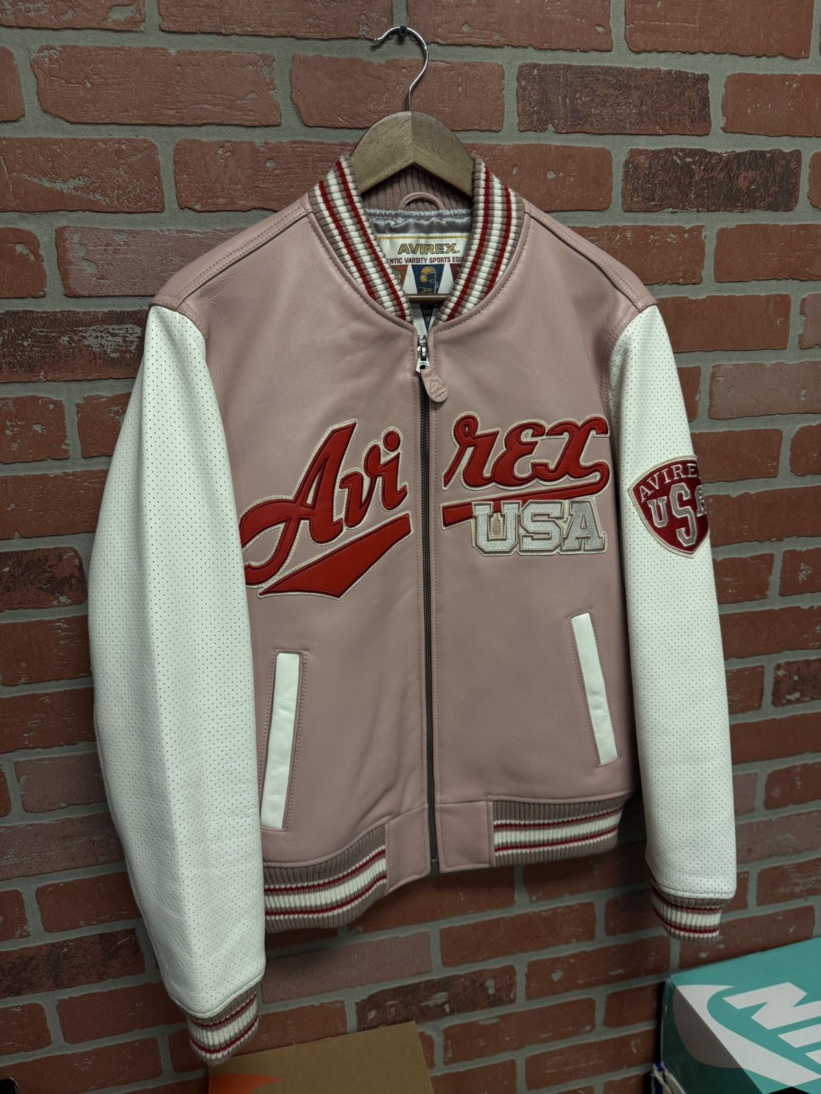Avirex Avirex Leather Varsity Jacket Size S Clean $1500 Retail Size US XS / EU 42 / 0 - 2 Thumbnail
