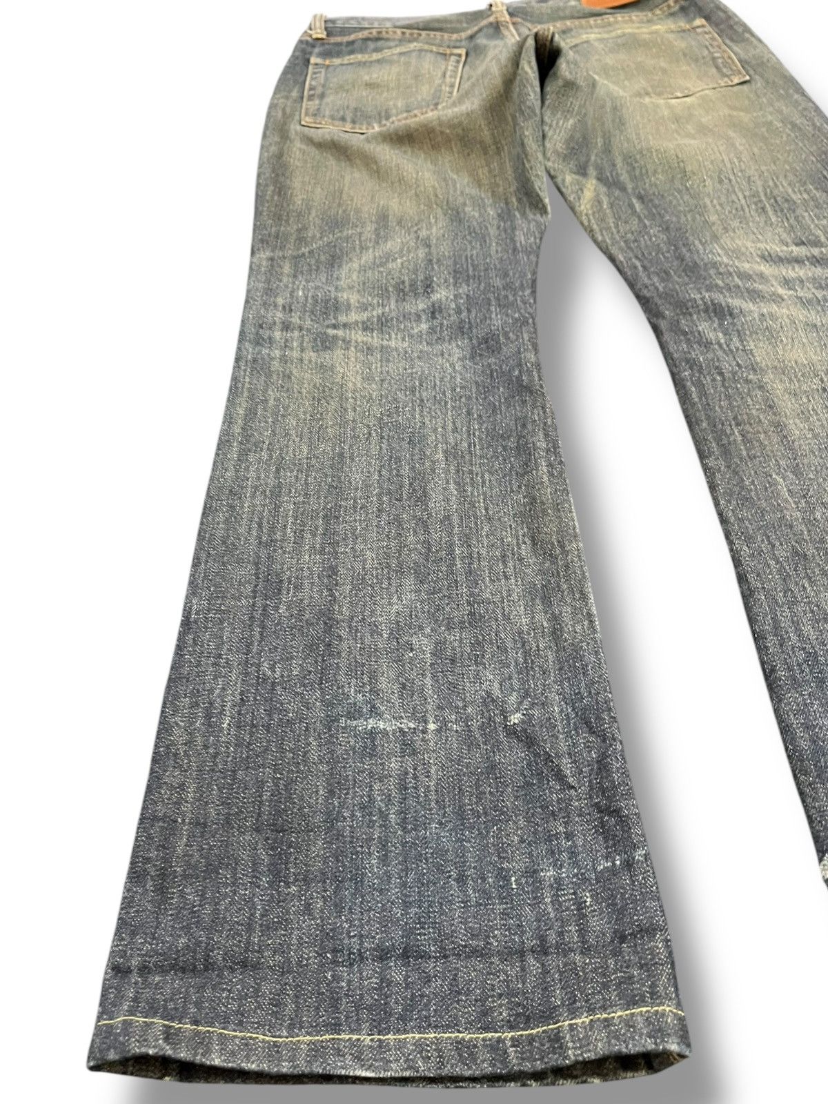 Jun Takahashi × Uniqlo Vintage Uniqlo B-002 Flare Mudwash Denim Size US 32 / EU 48 - 8 Thumbnail