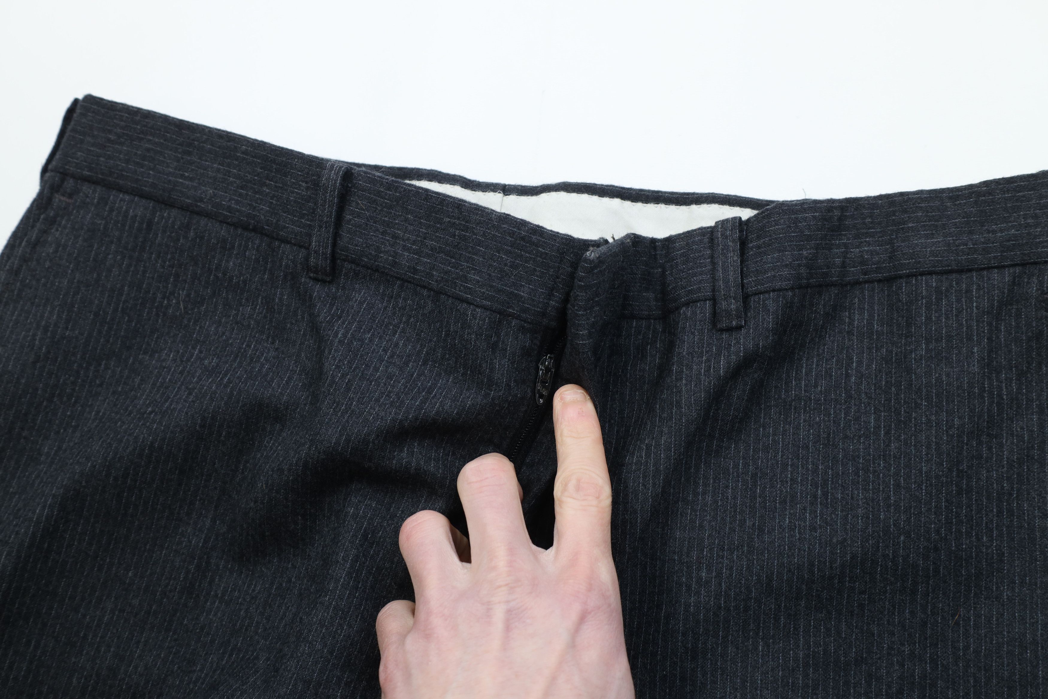 Vintage Vintage 70s Streetwear Pinstriped Bell Bottoms Chino Pants Size US 38 / EU 54 - 7 Thumbnail