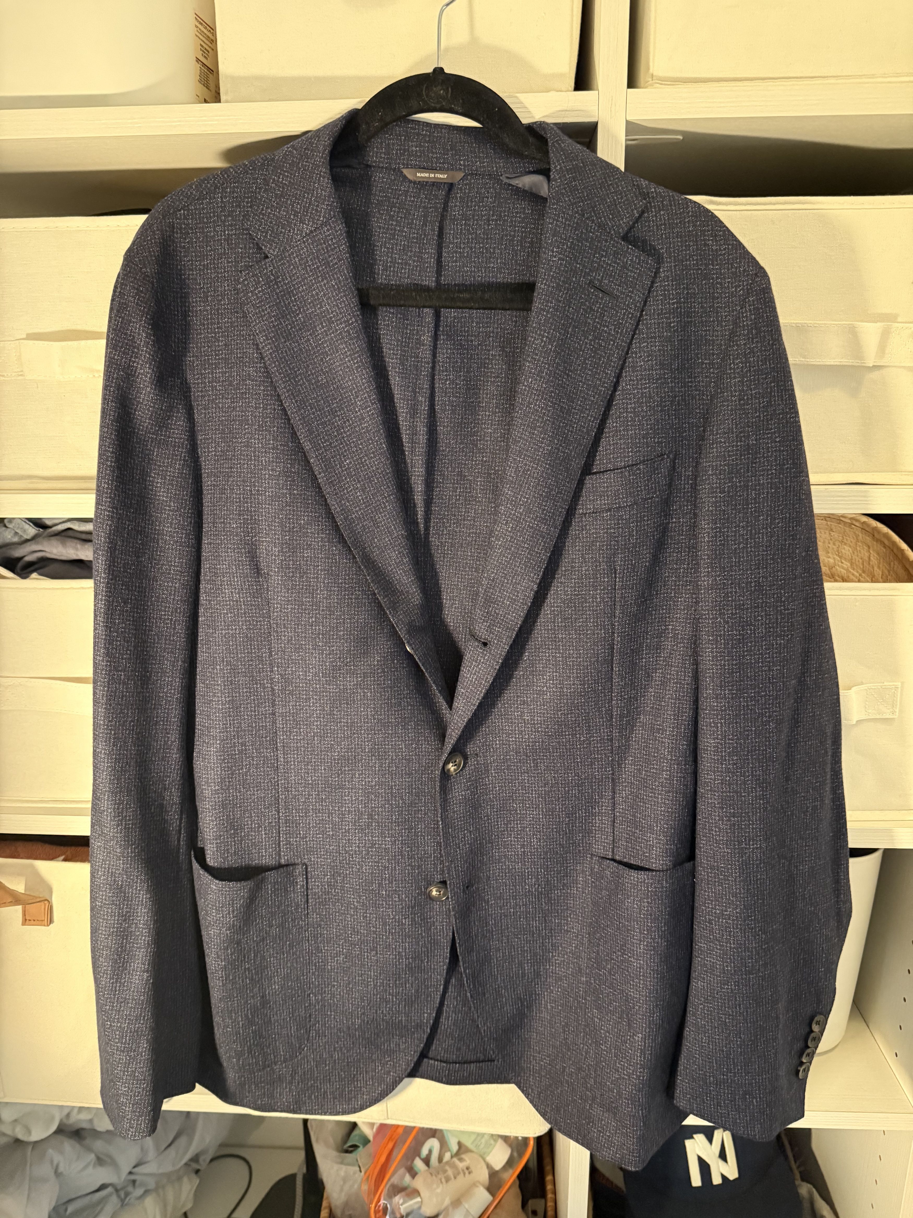 Loro Piana Loro Piana suit blue virgin wool Size 44R - 1 Thumbnail